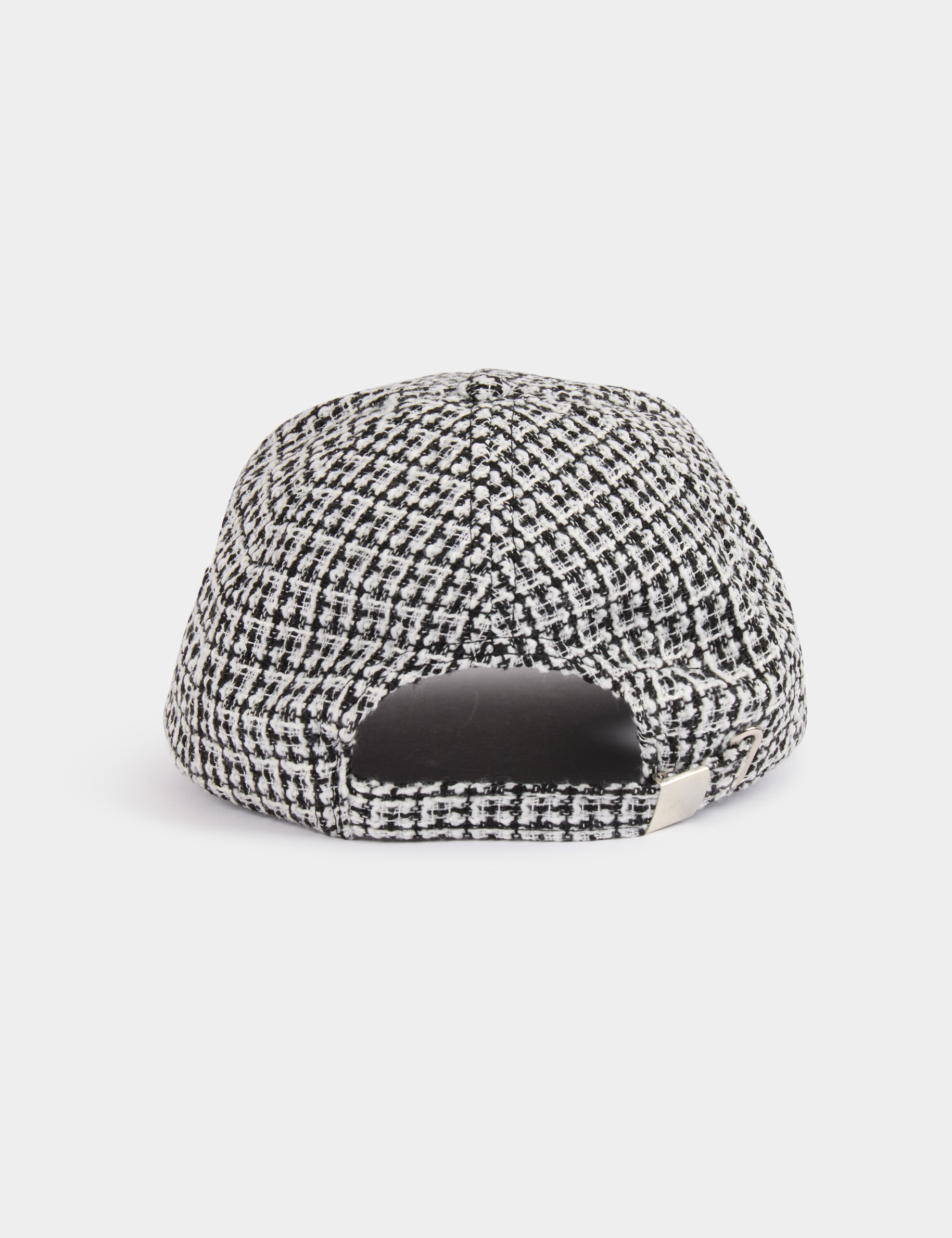 tweed pet met strassletter m helder wit vrouw Tweed pet met strassletter M helder wit vrouw