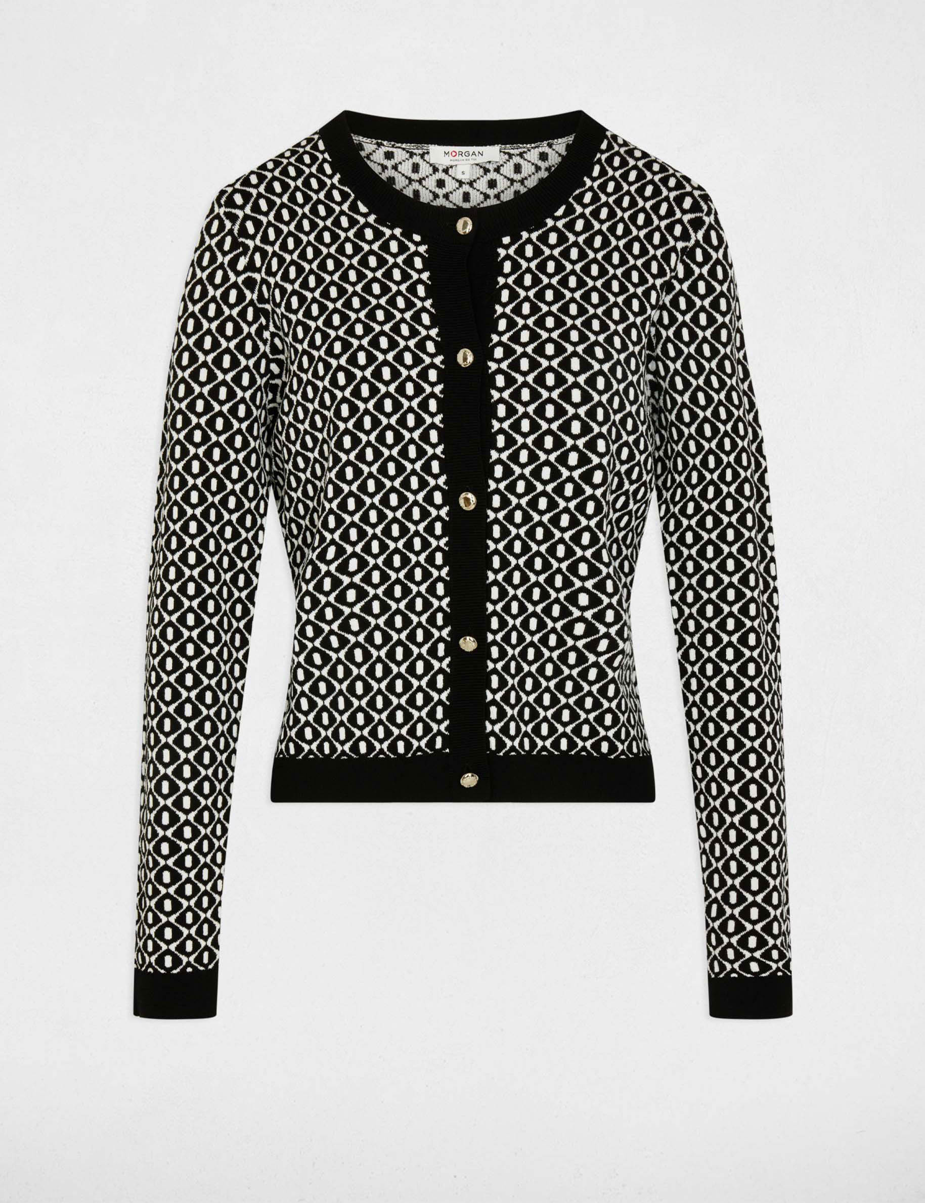 kort jacquardvest zwart vrouw Kort jacquardvest zwart vrouw
