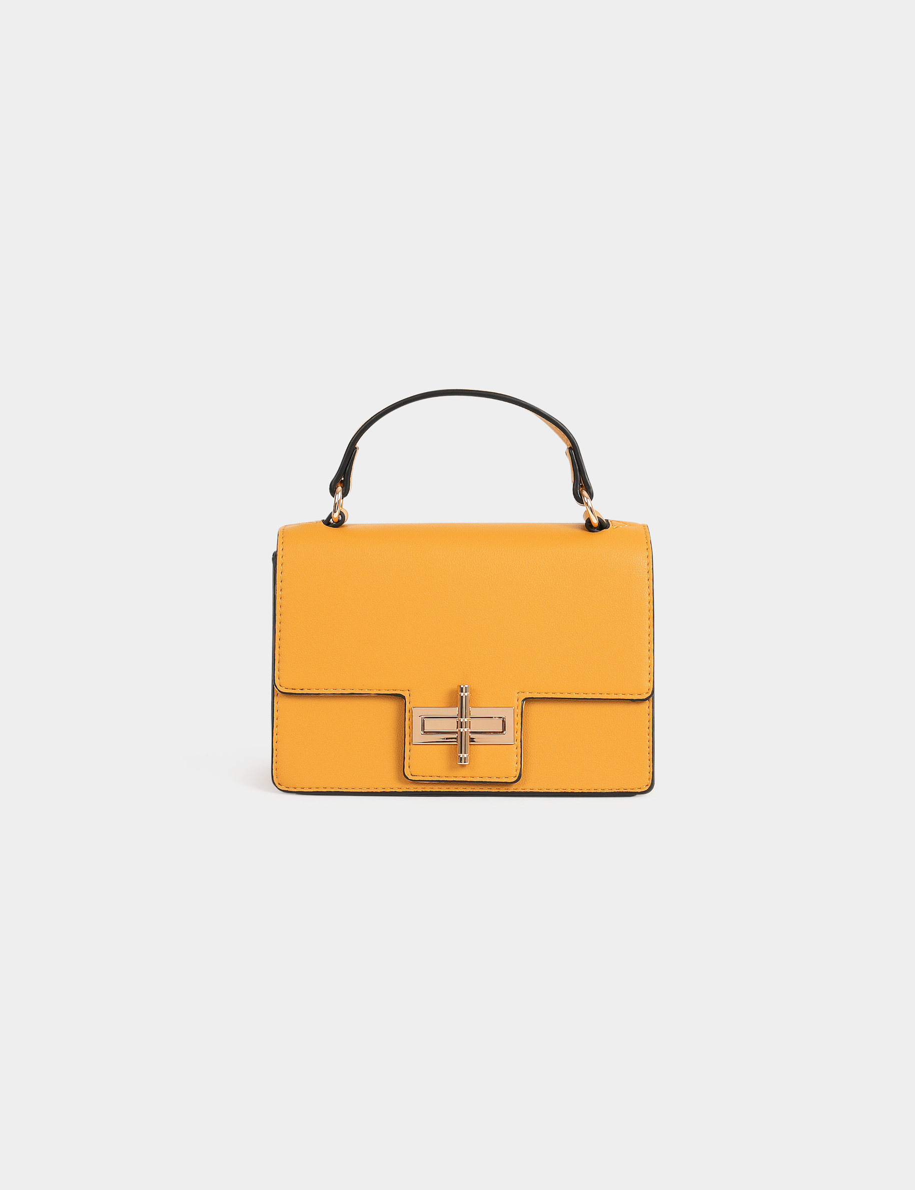 Sac cartable &agrave; bandouli&egrave;re jaune femme