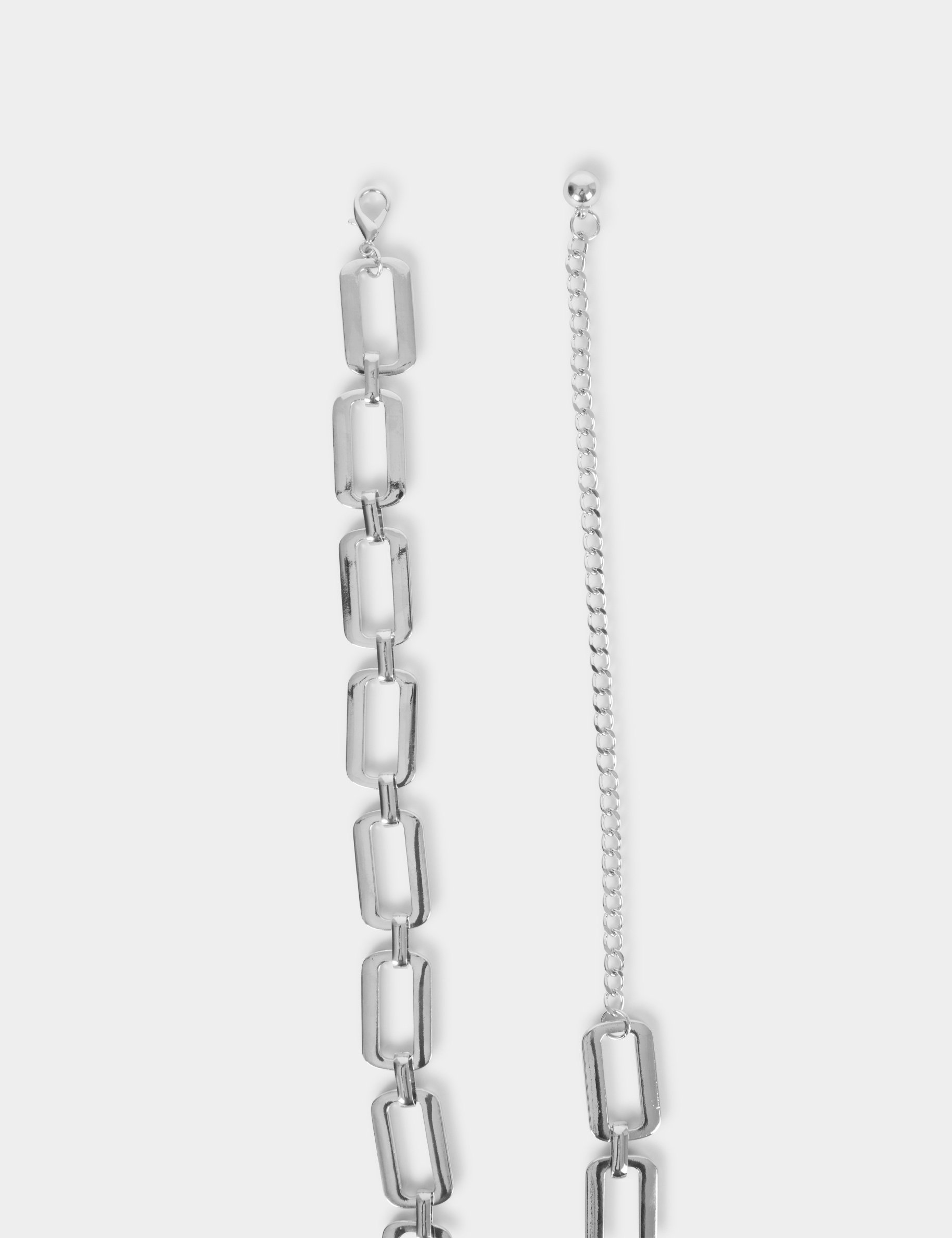 Kettingriem couleur argent vrouw