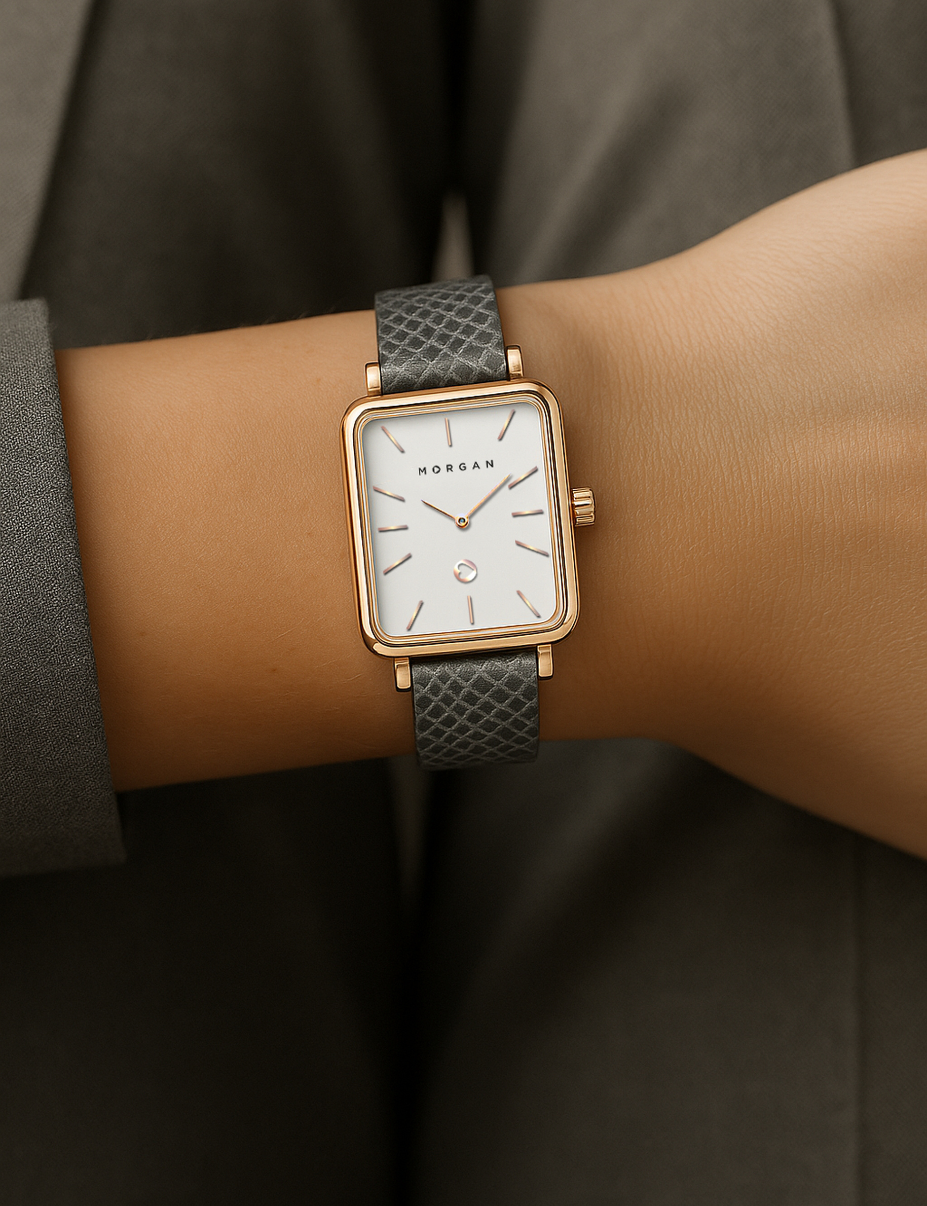 Klassiek horloge roze vrouw