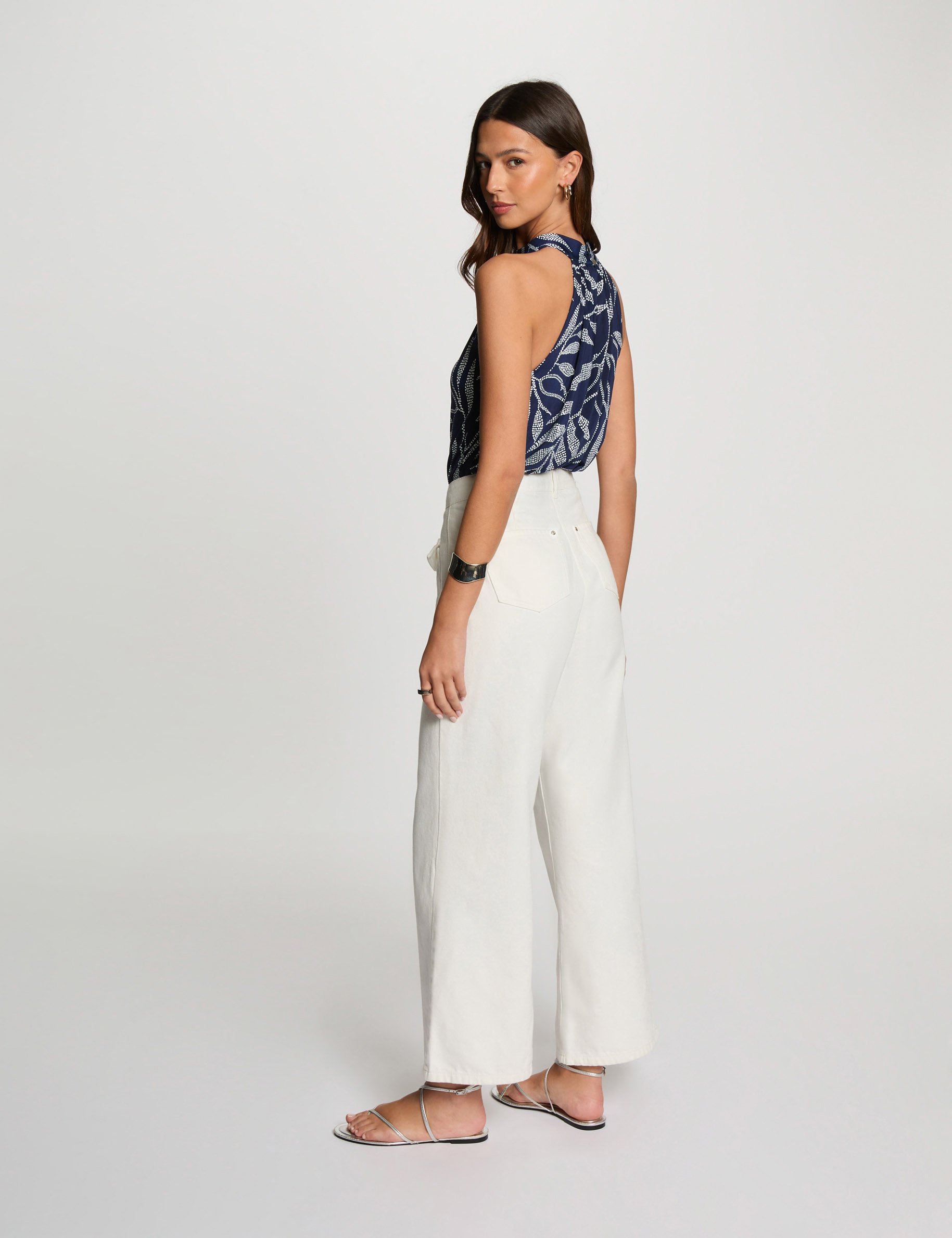 tanktop helder wit vrouw Tanktop helder wit vrouw