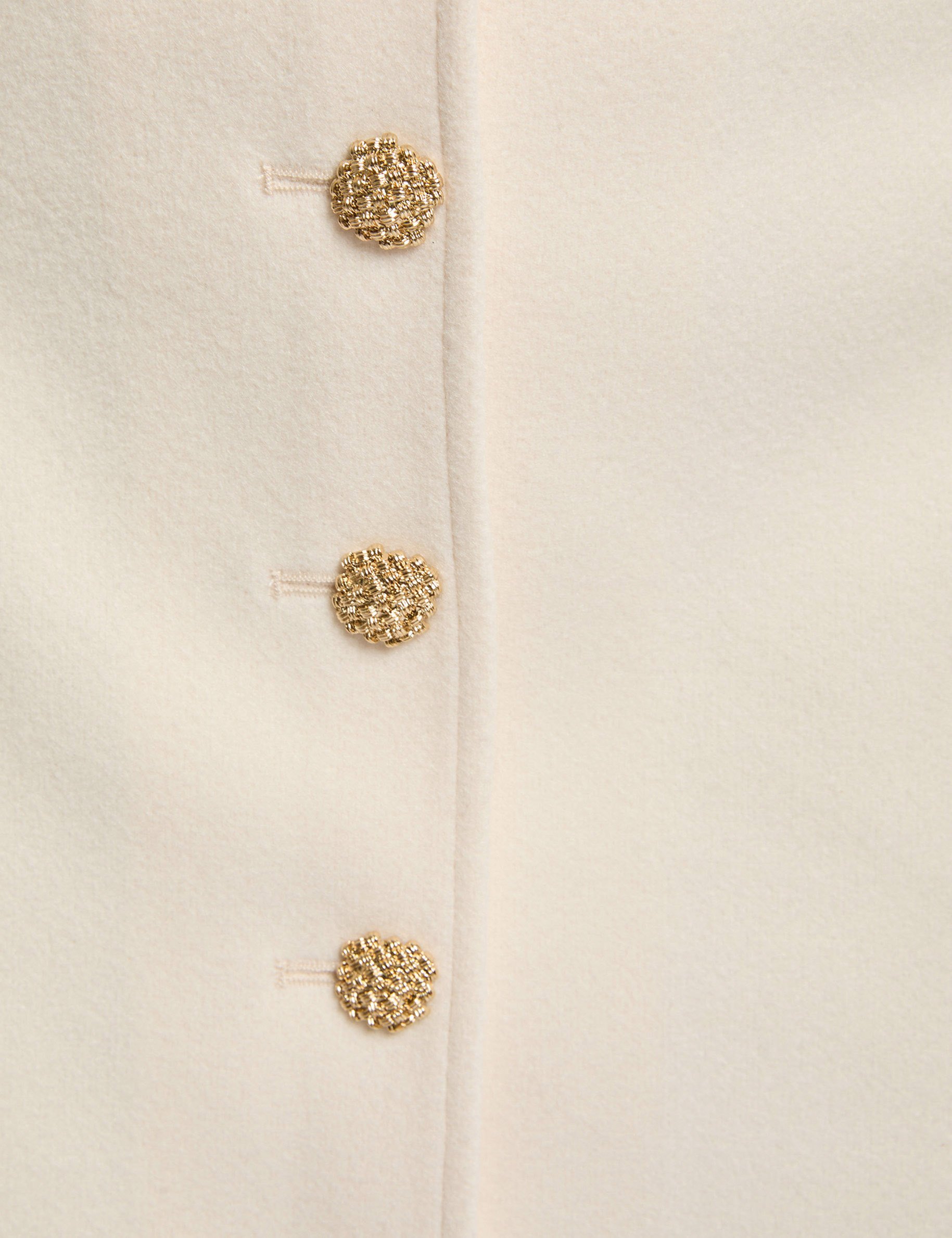 Nauwsluitende korte rok ivoor vrouw