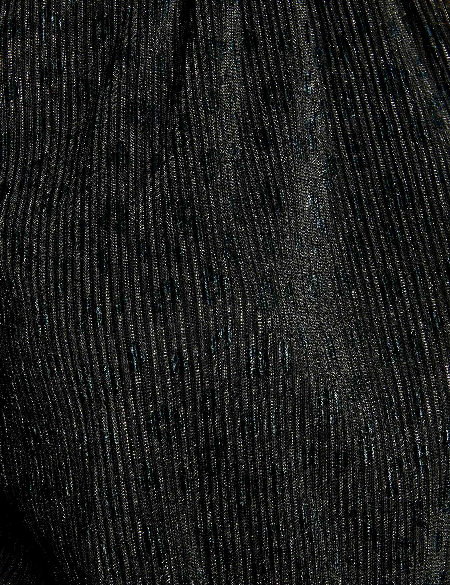 t shirt met opstaande kraag zwart vrouw null