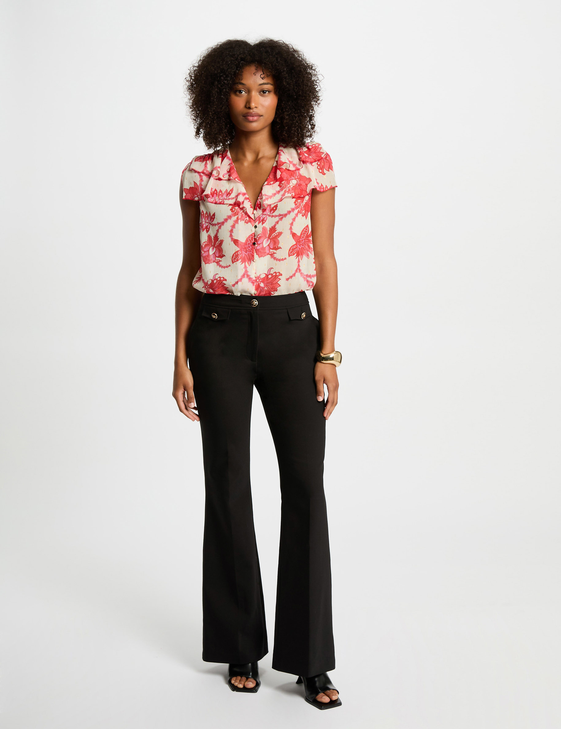 pantalon bootcut noir femme Pantalon bootcut noir femme