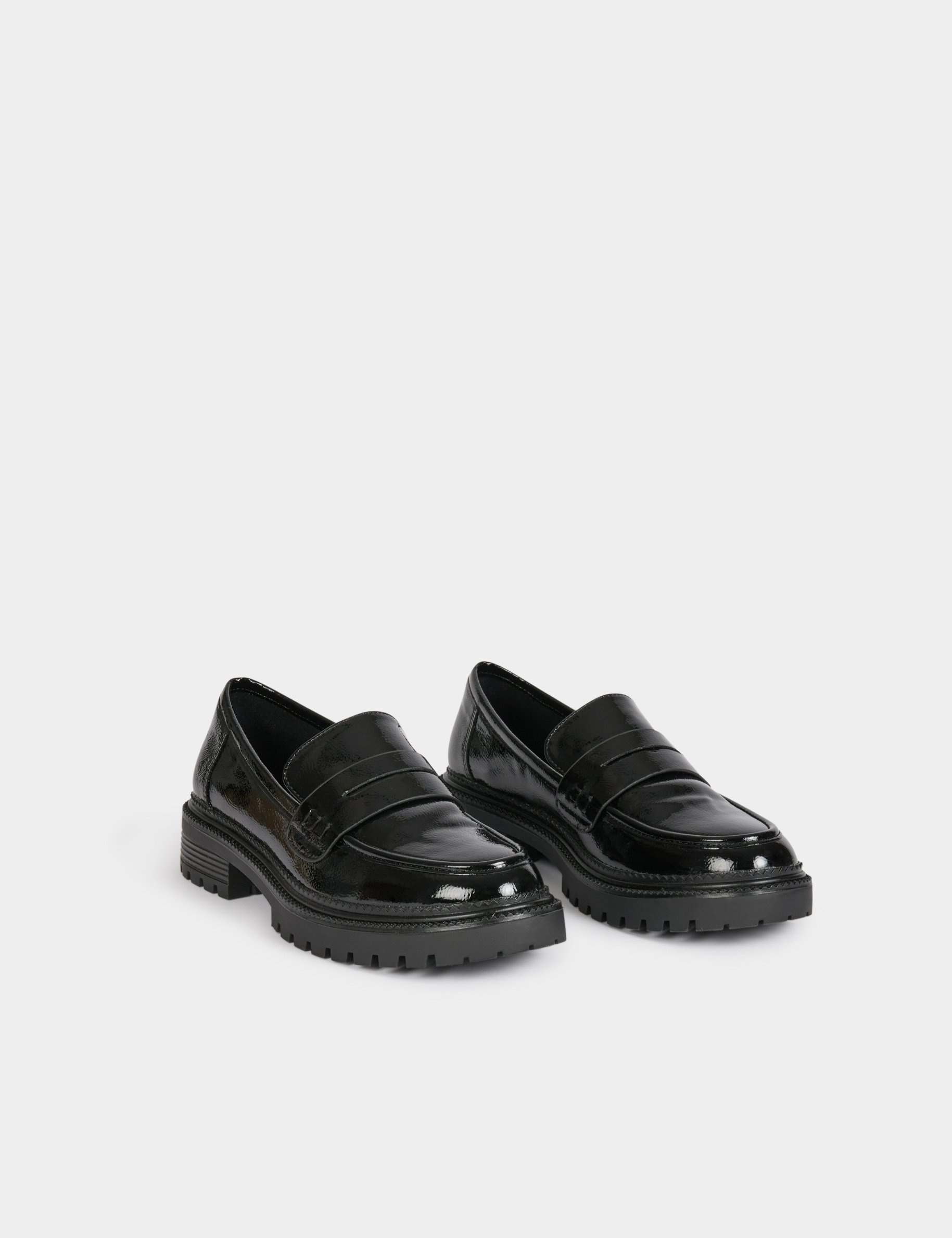 mocassins vernis noir femme Mocassins vernis noir femme