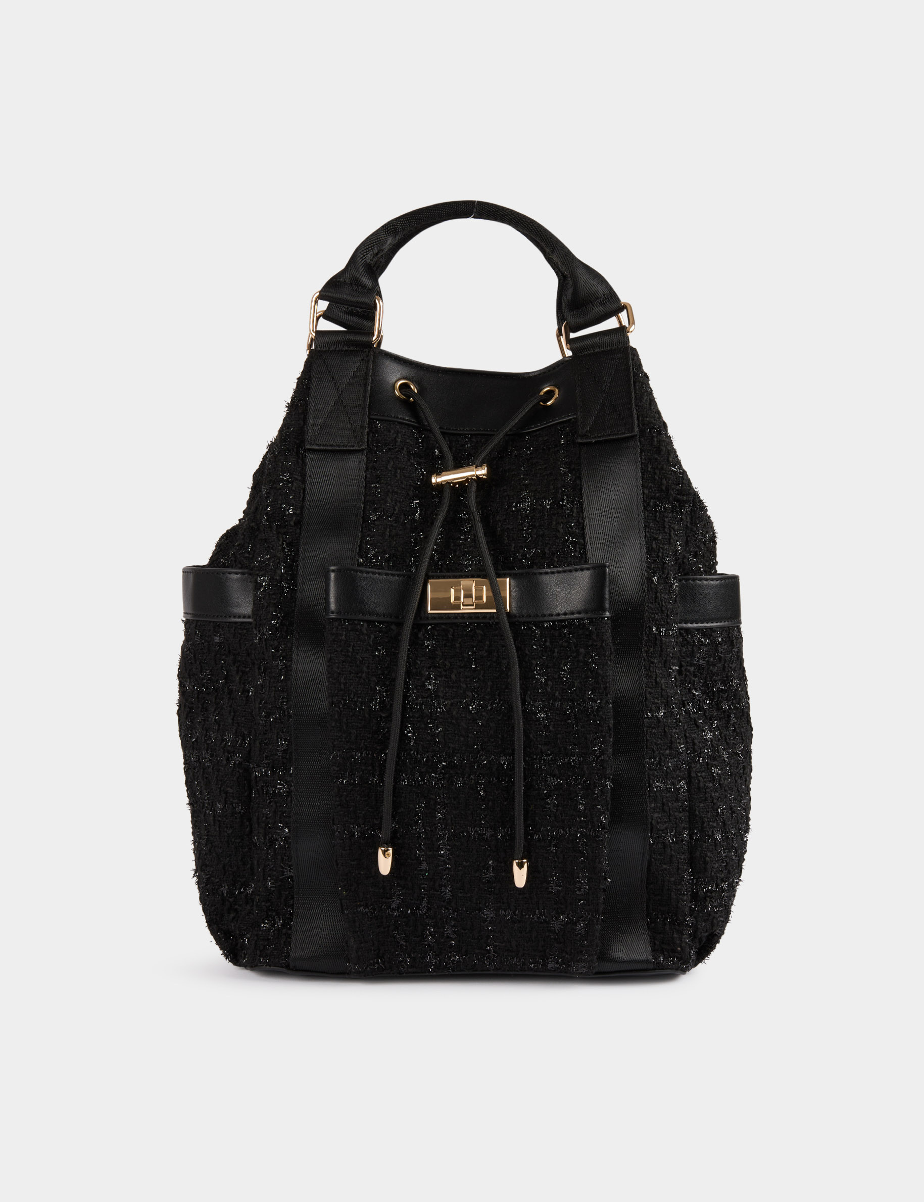 sac a dos tweed noir femme Sac à dos tweed noir femme
