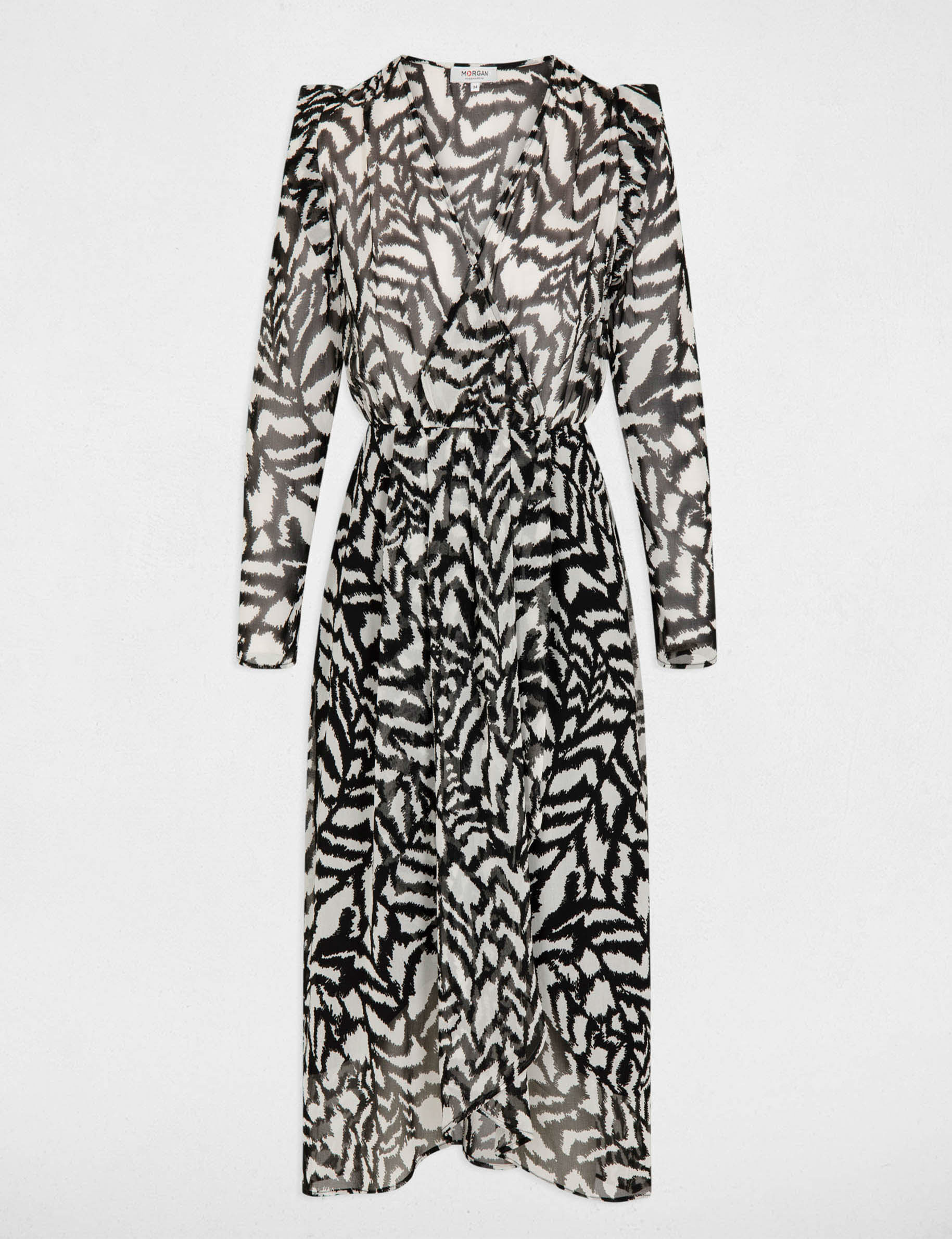 Robe longue imprimée multico femme