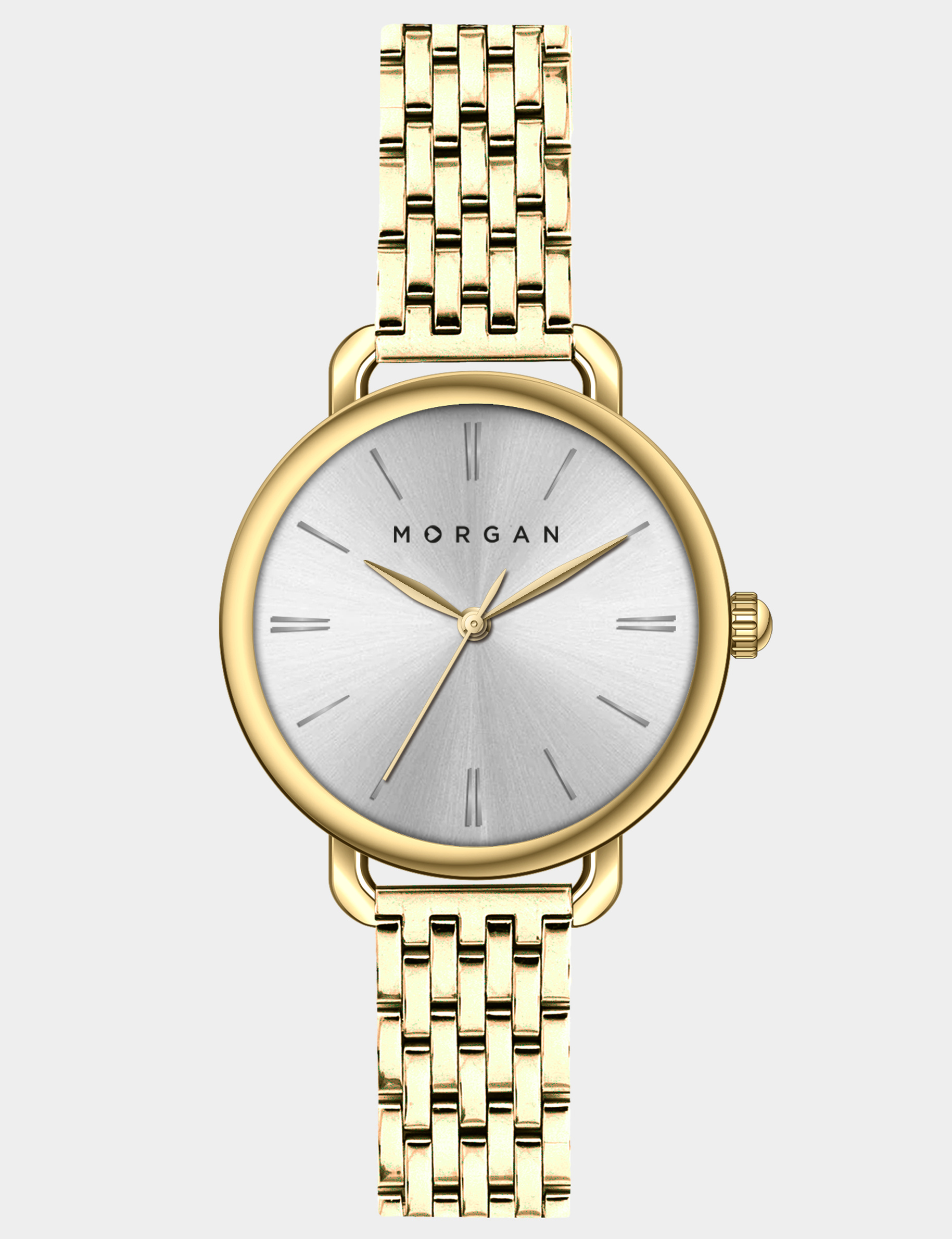 Montre classique jaune or femme