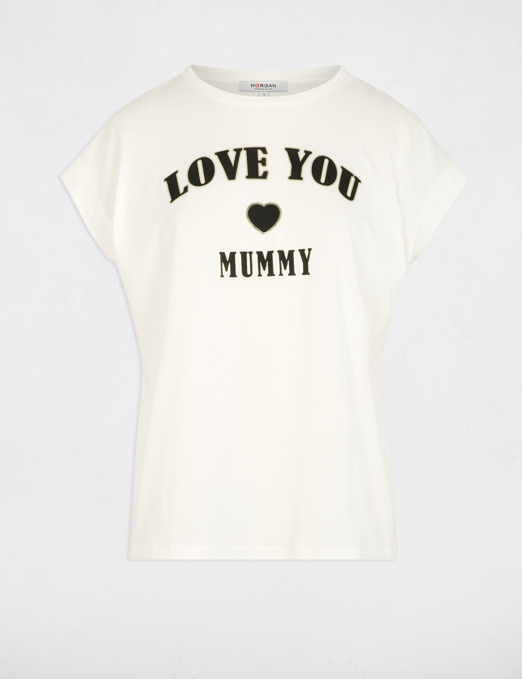 t shirt met opschrift helder wit vrouw T-shirt met opschrift helder wit vrouw