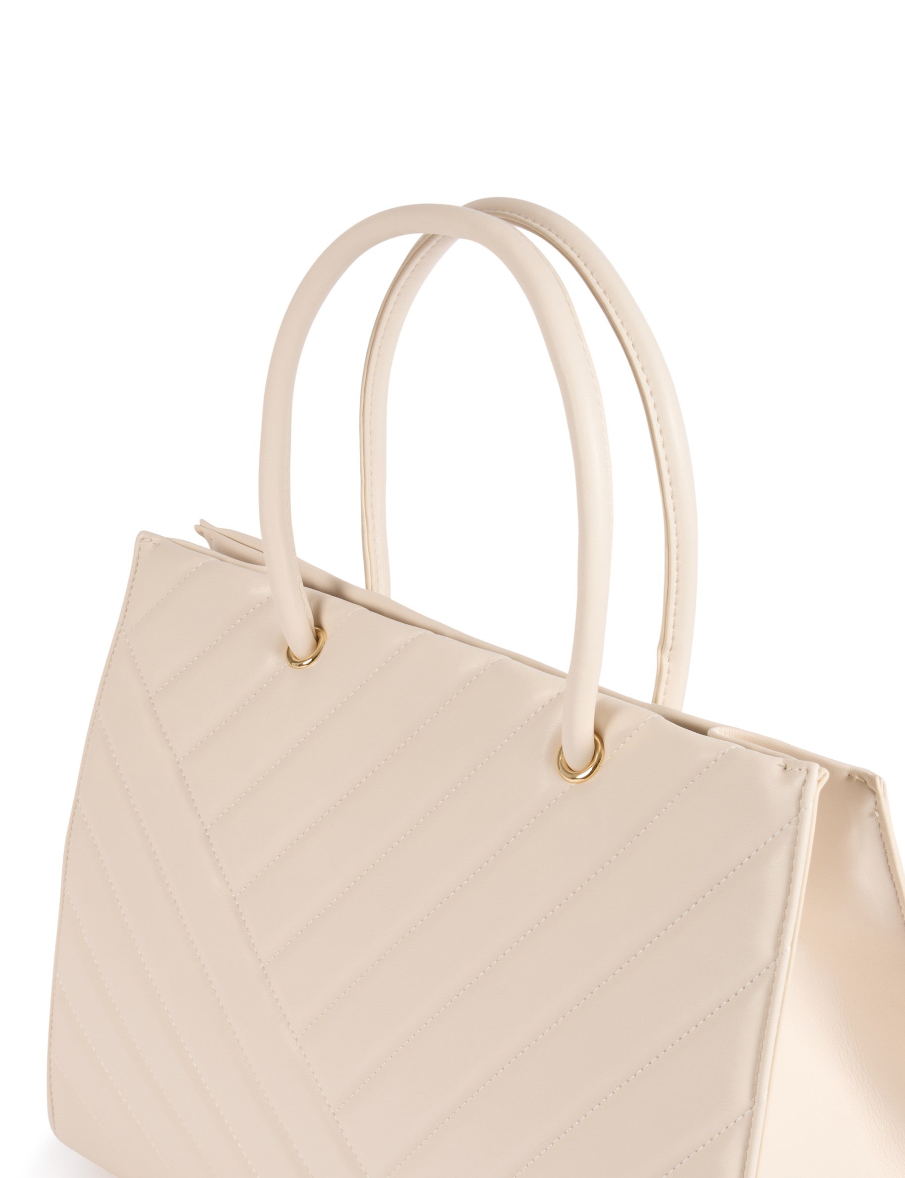sac cabas matelasse ivoire femme Sac cabas matelassé ivoire femme