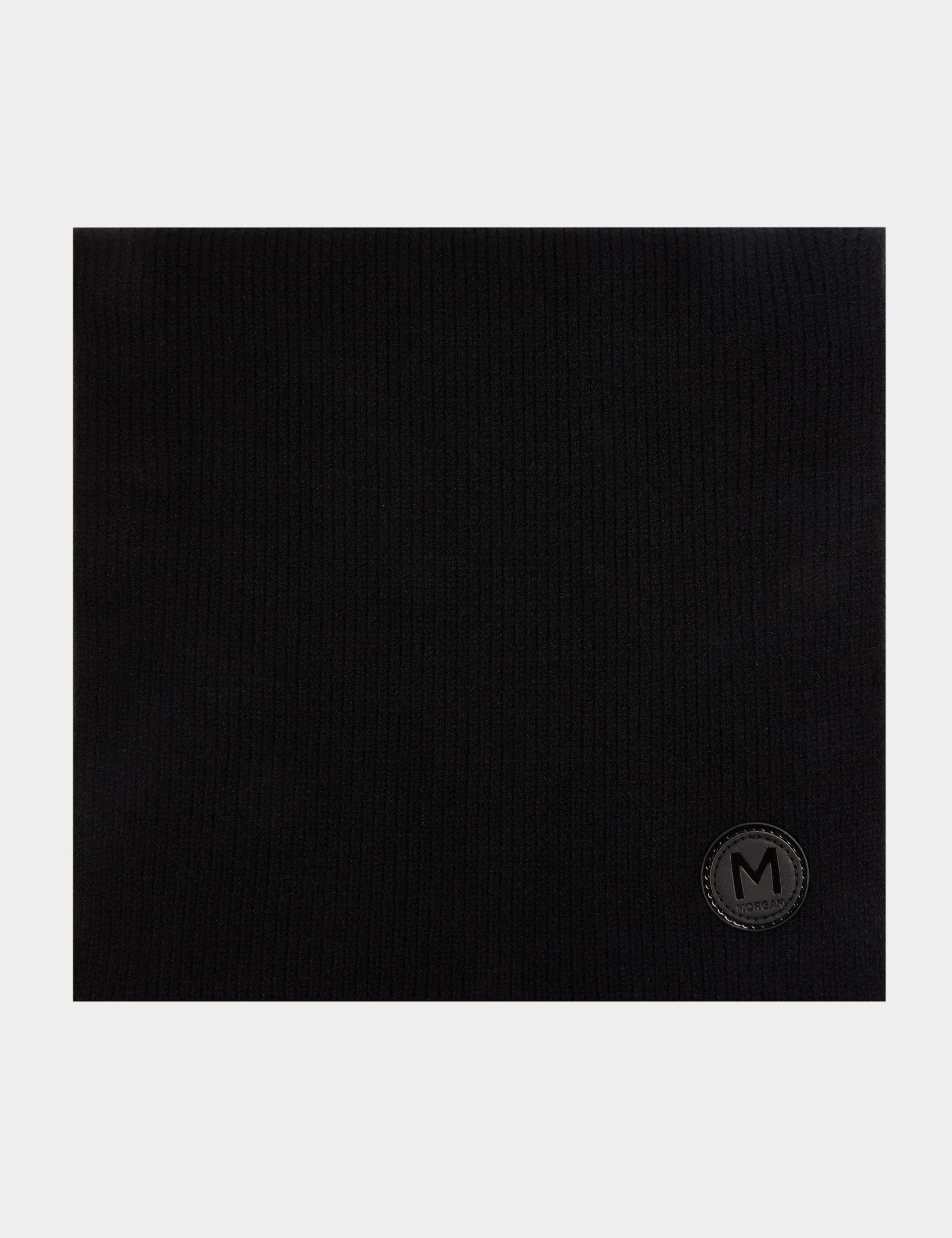 Écharpe patchwork noir femme