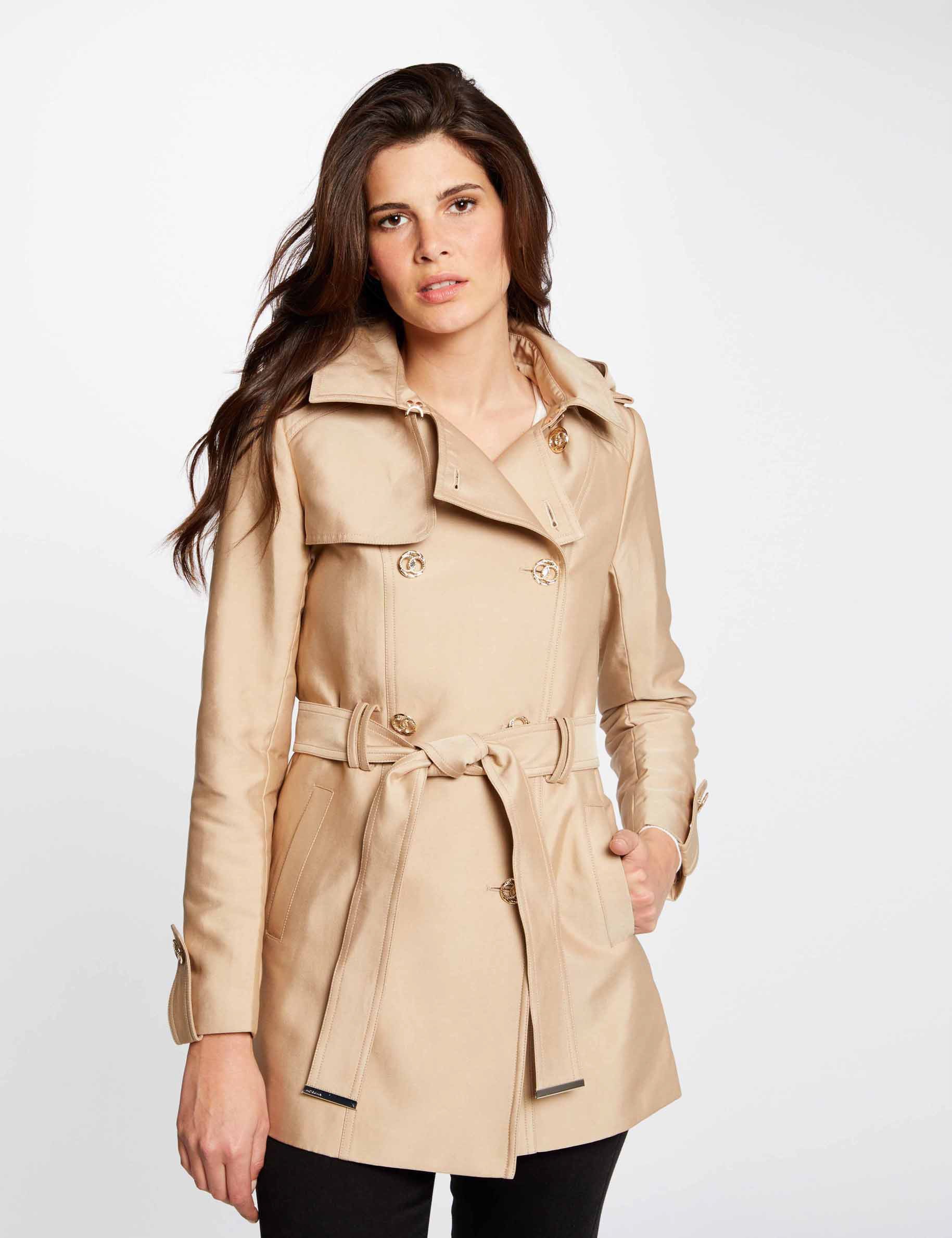 trench femme droit
