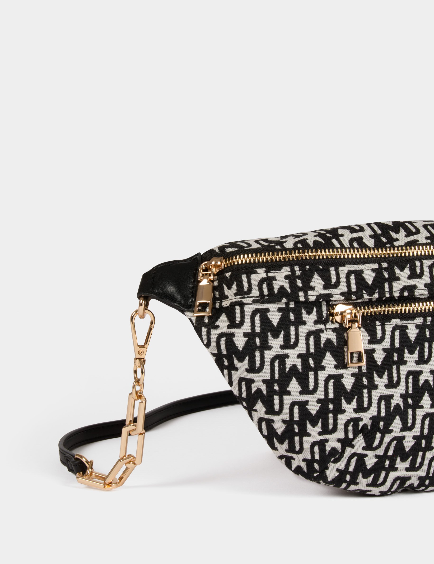 Monogram heuptas zwart vrouw