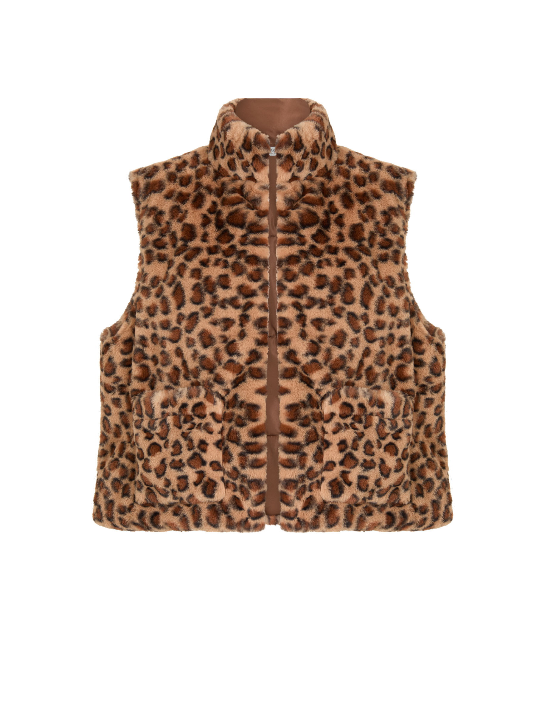 veste fausse fourrure multicolore femme Veste fausse fourrure multicolore femme