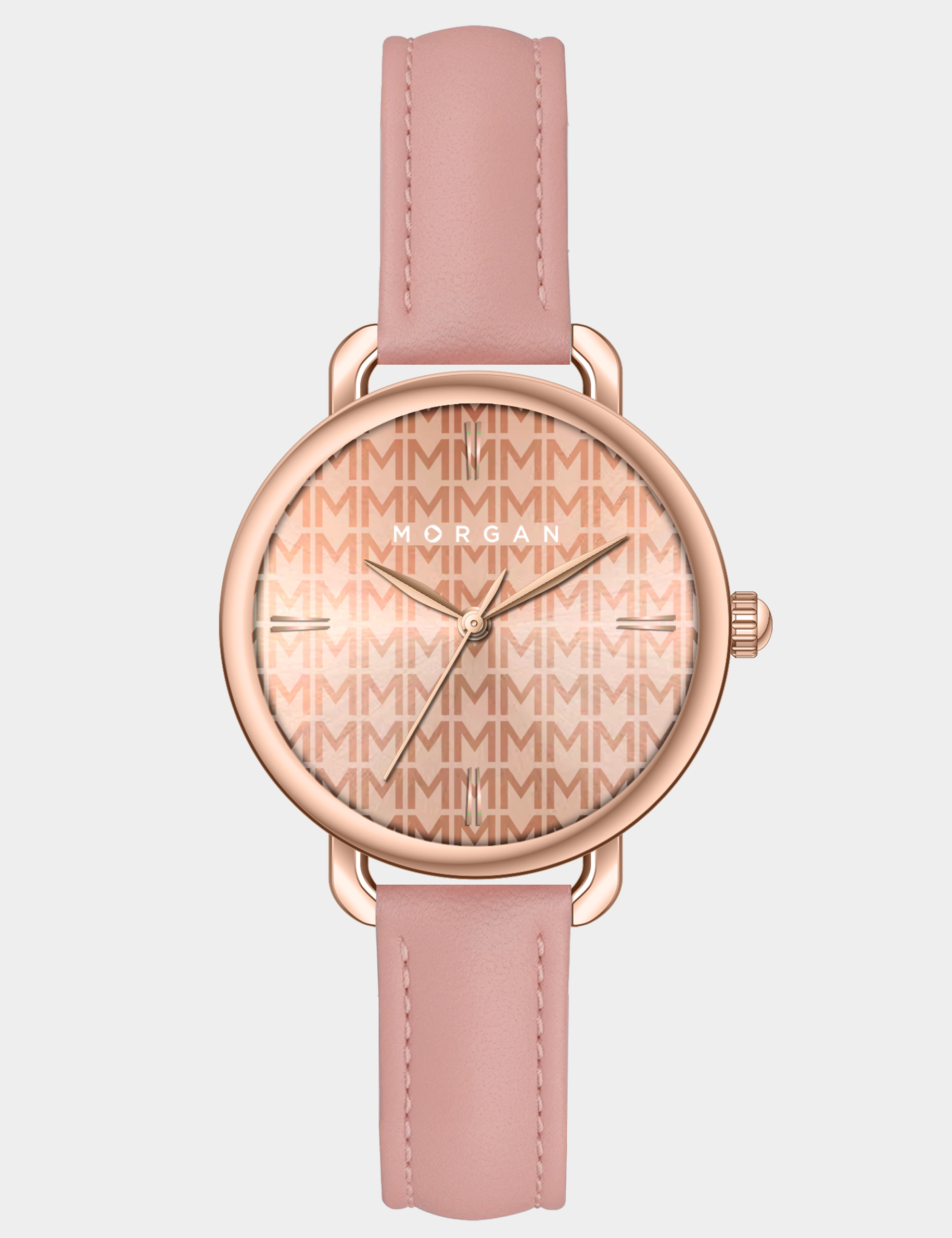 Montre classique rose femme