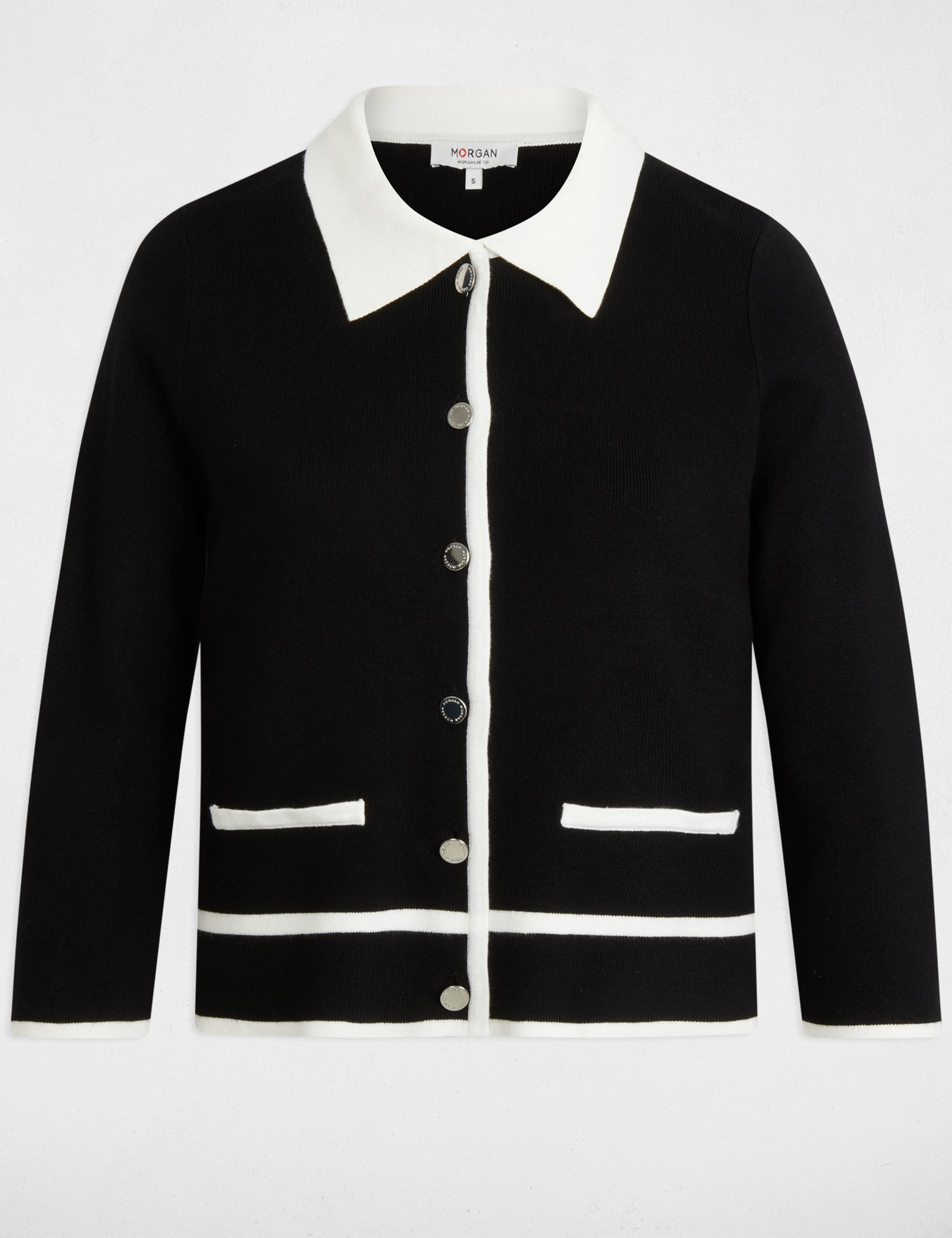 vest met 34 mouwen zwart vrouw Vest met 3/4 mouwen zwart vrouw