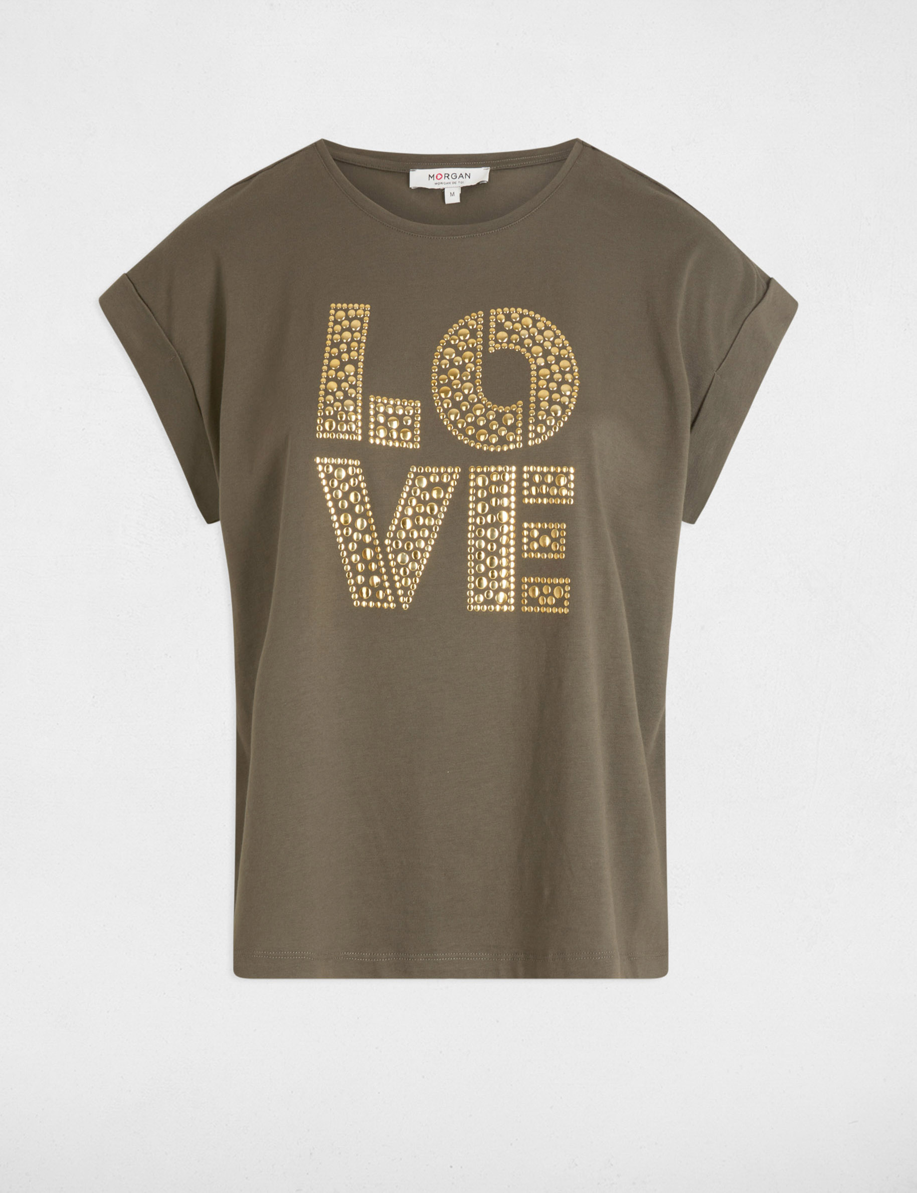 t shirt met opschrift brons vrouw T-shirt met opschrift brons vrouw