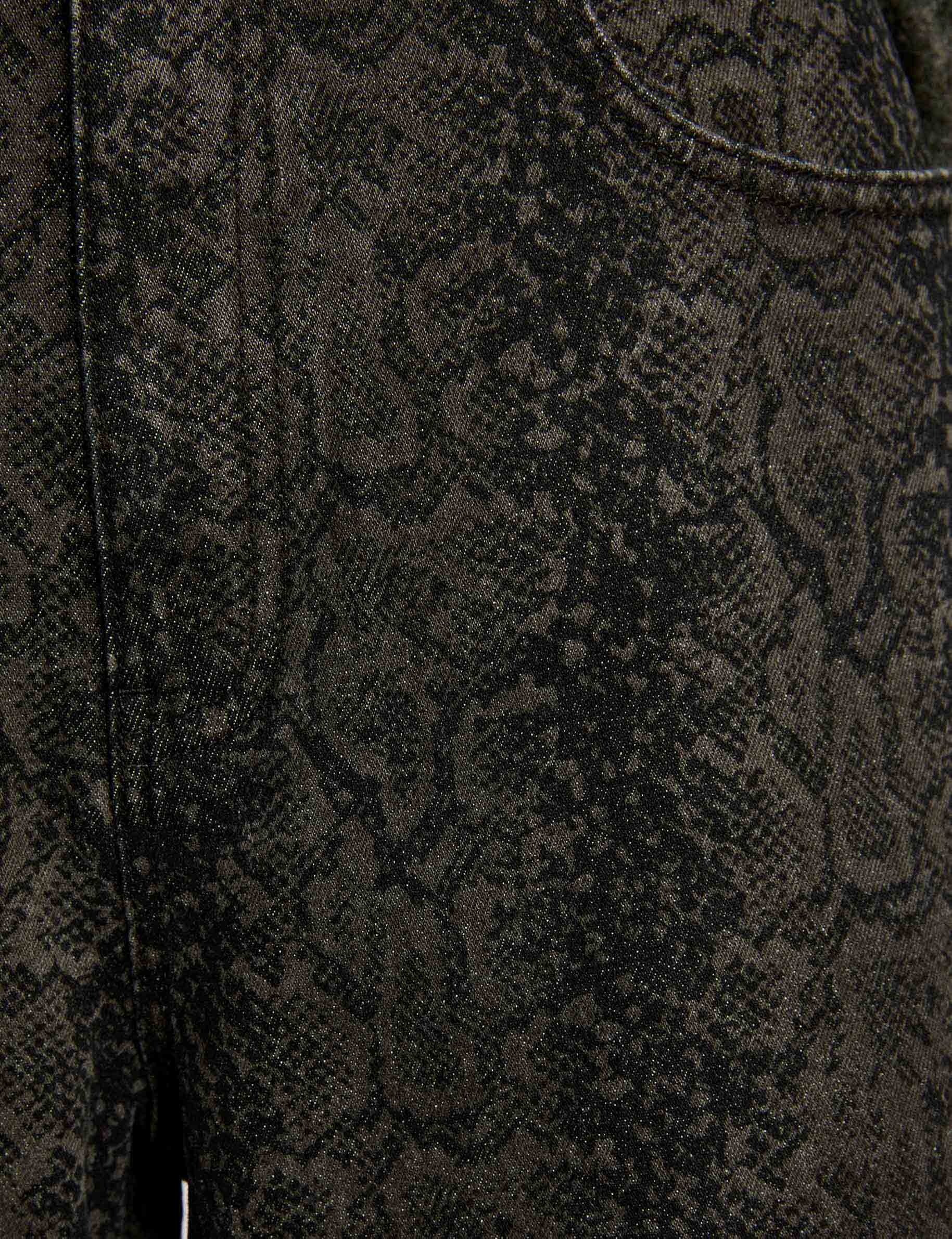 hoge taille wijde jeans meerkleurig vrouw null