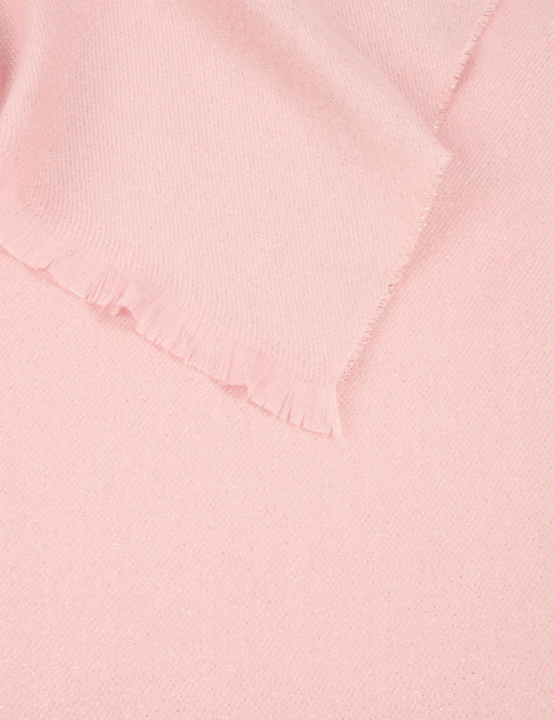 Écharpe rose poudrée femme