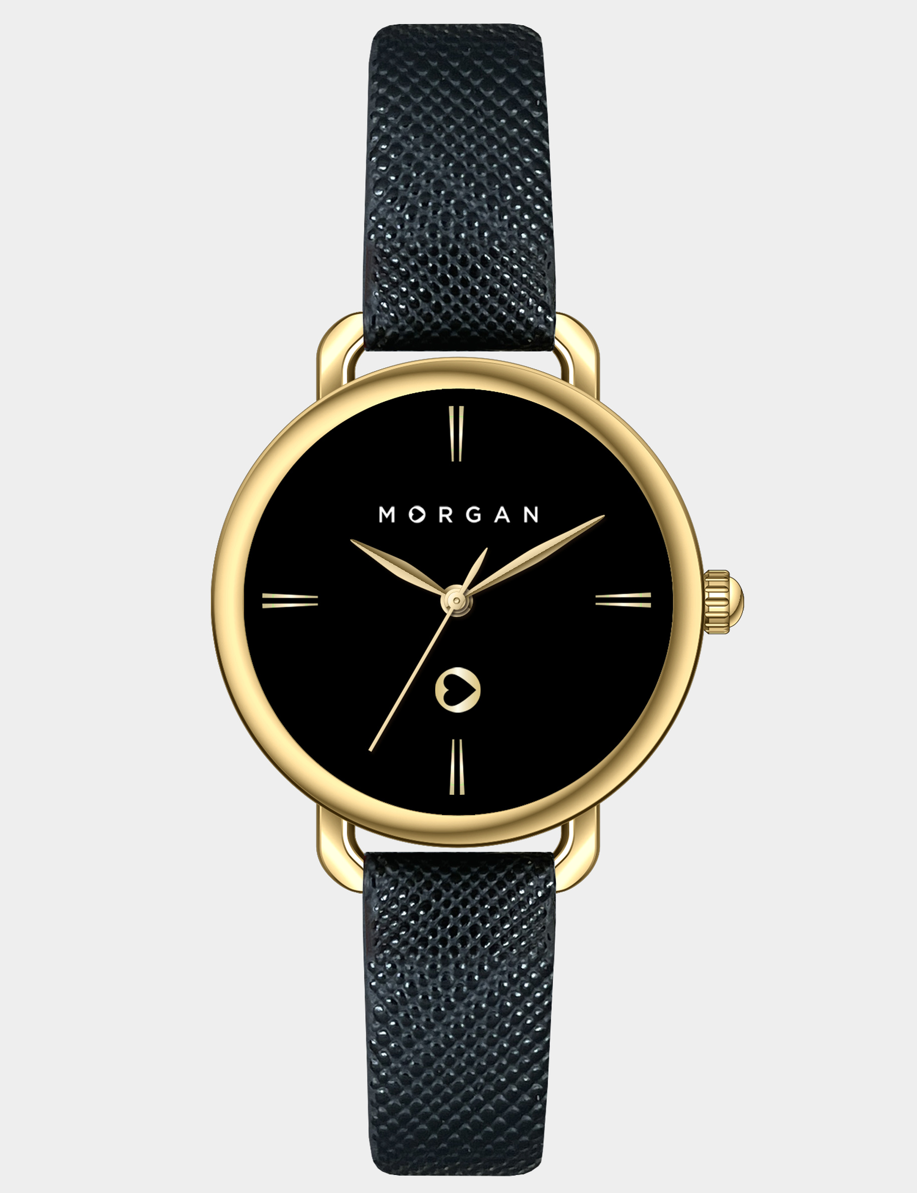 Montre classique jaune or femme