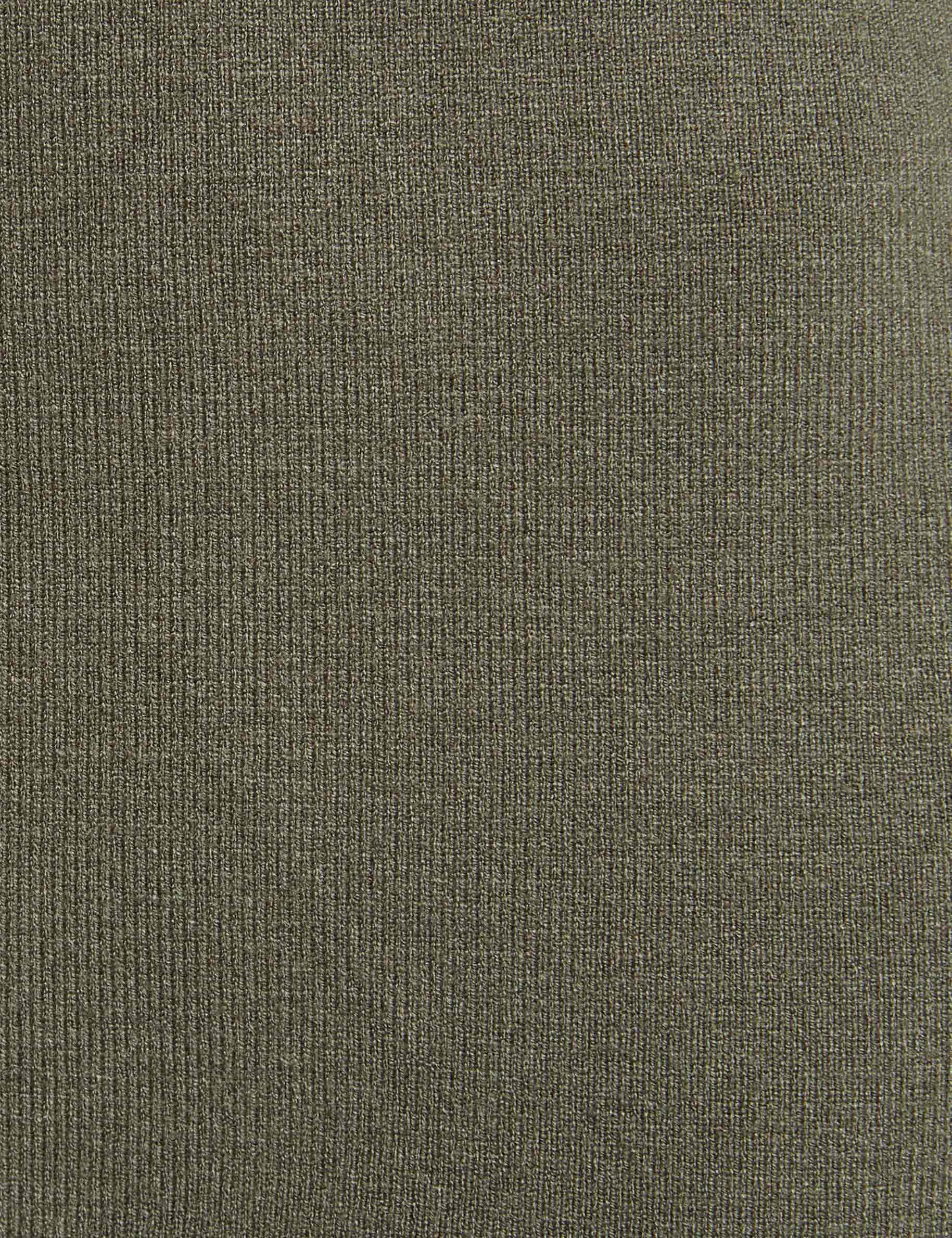 robe courte effet 2 en 1 vert kaki femme null