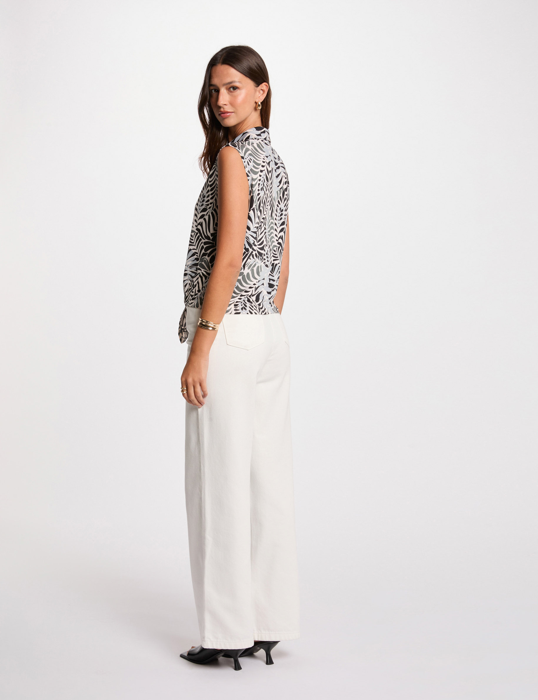 debardeur sans manches multicolore femme Débardeur sans manches multicolore femme
