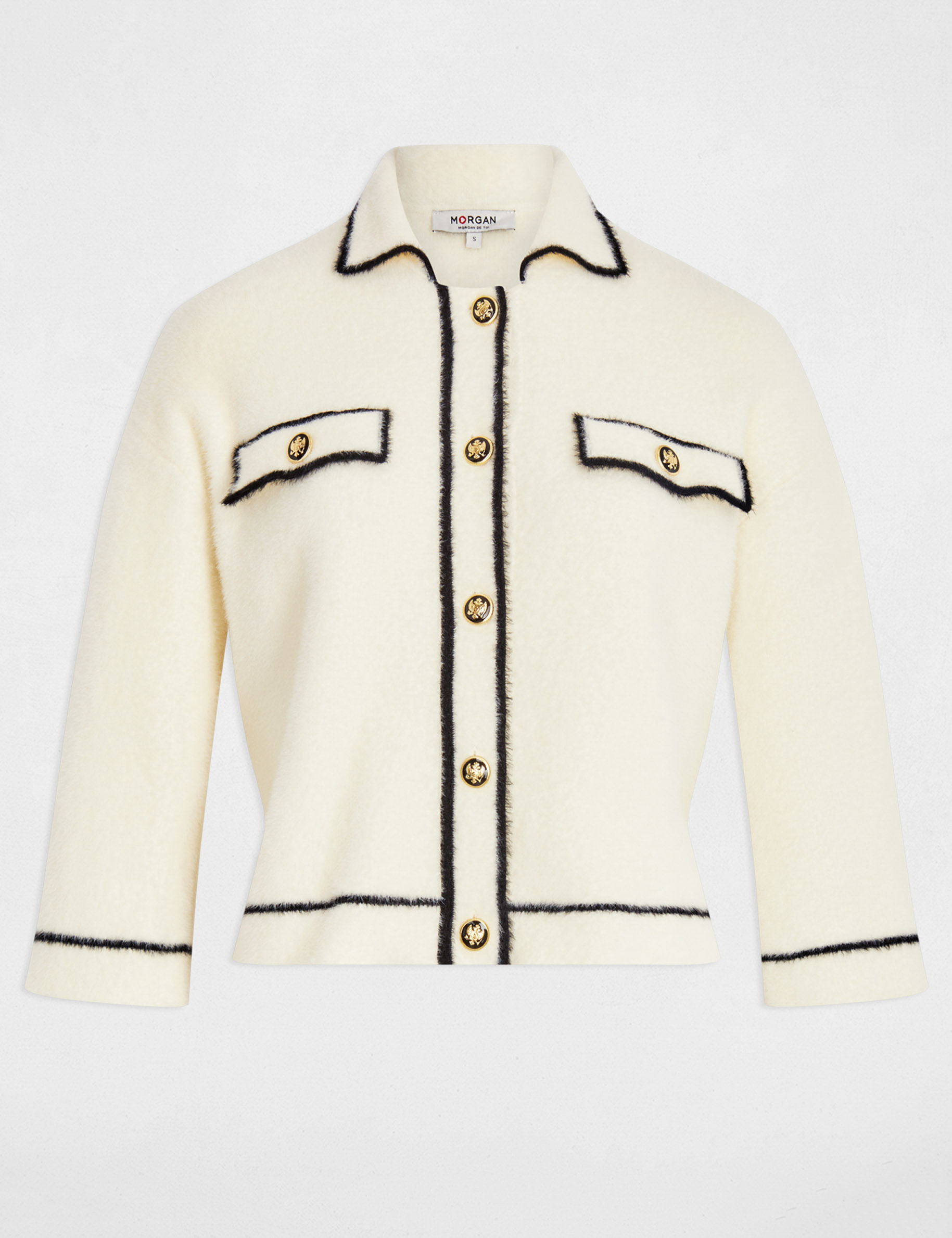 gilet court fluide blanc femme Gilet court fluide blanc femme