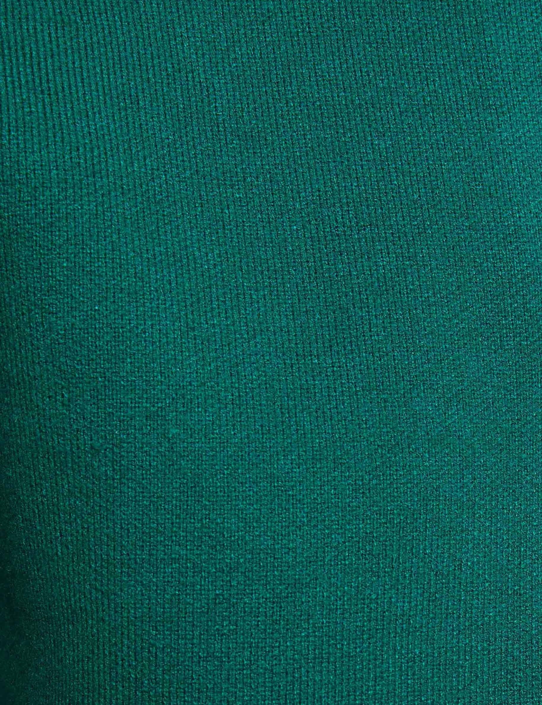 Teddy col trui groen vrouw