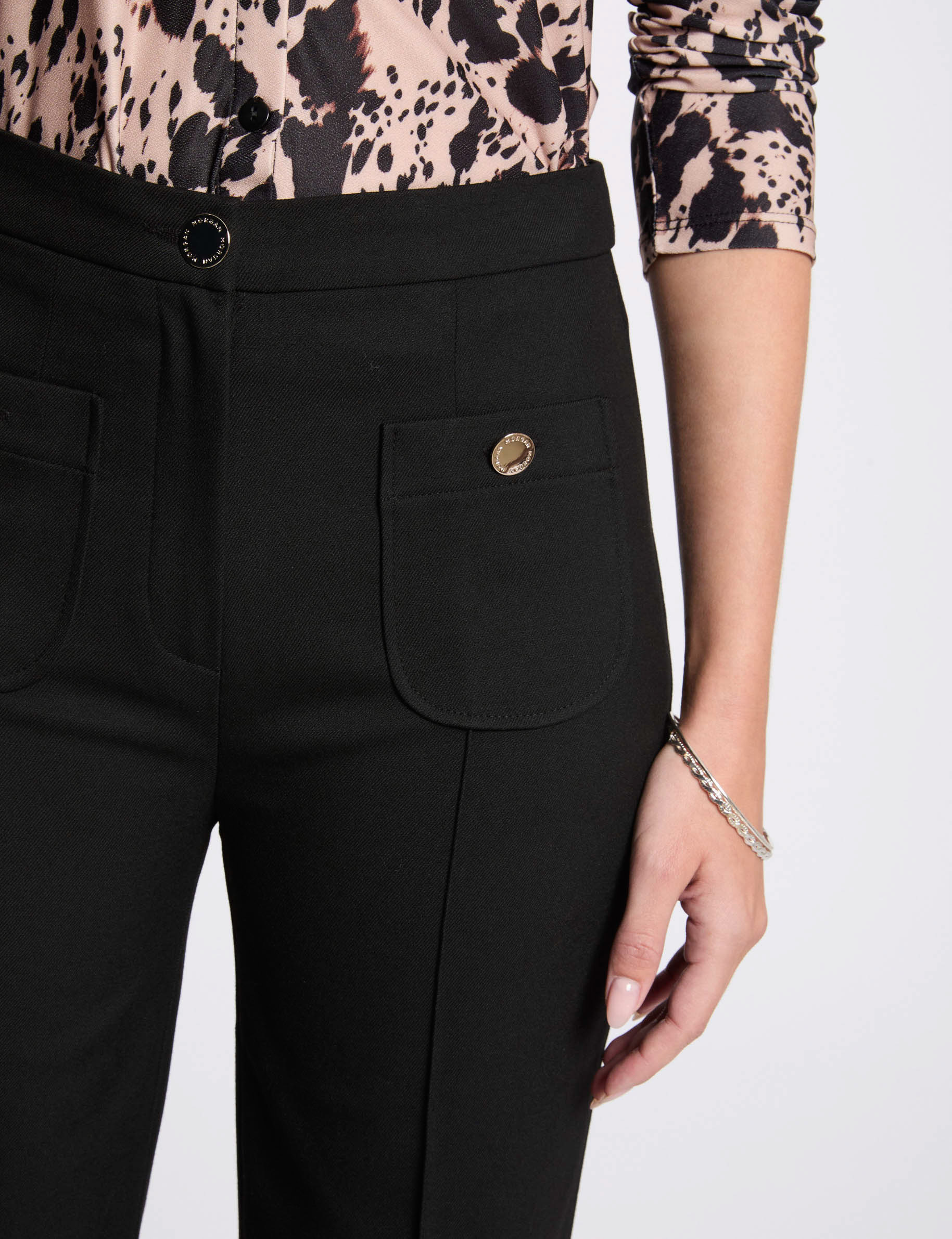 pantalon bootcut noir femme Pantalon bootcut noir femme