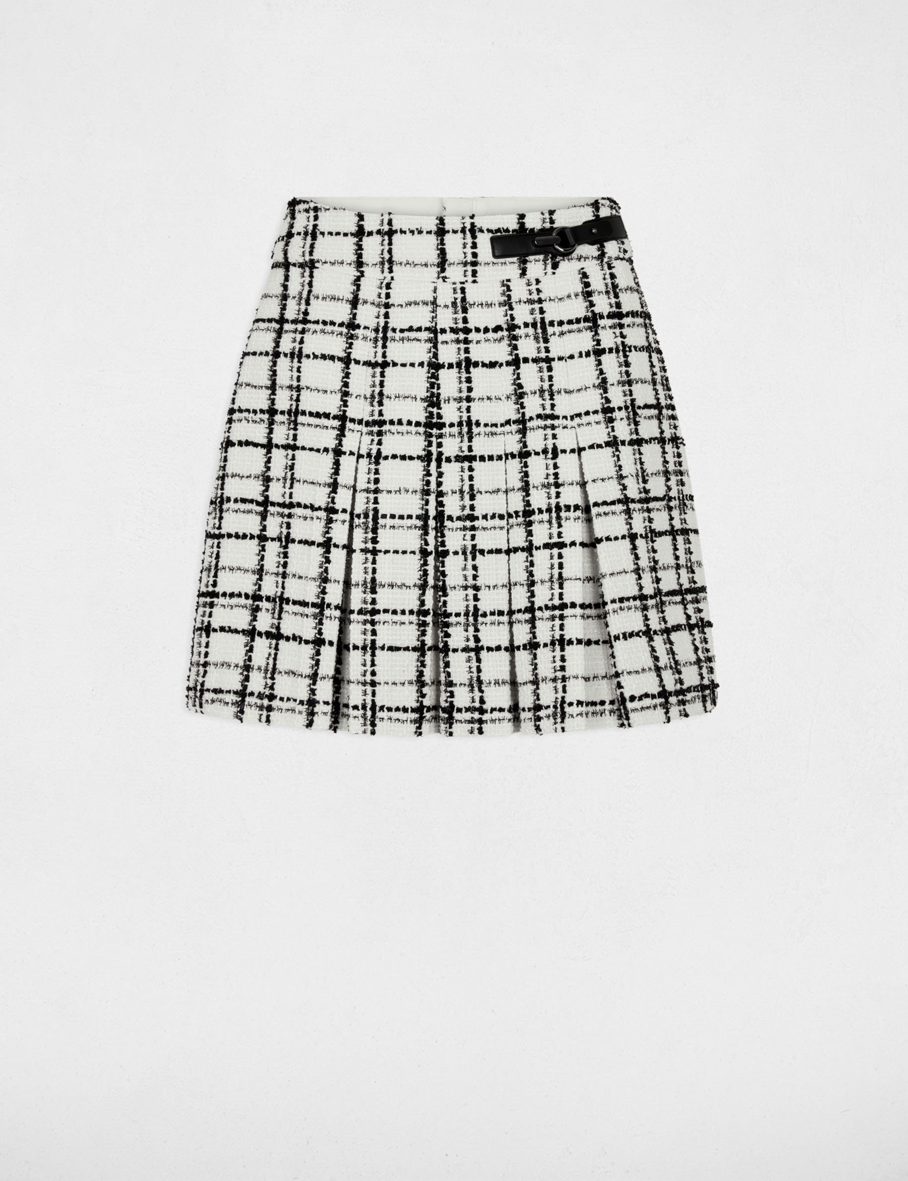 Uitlopende korte rok meerkleurig vrouw