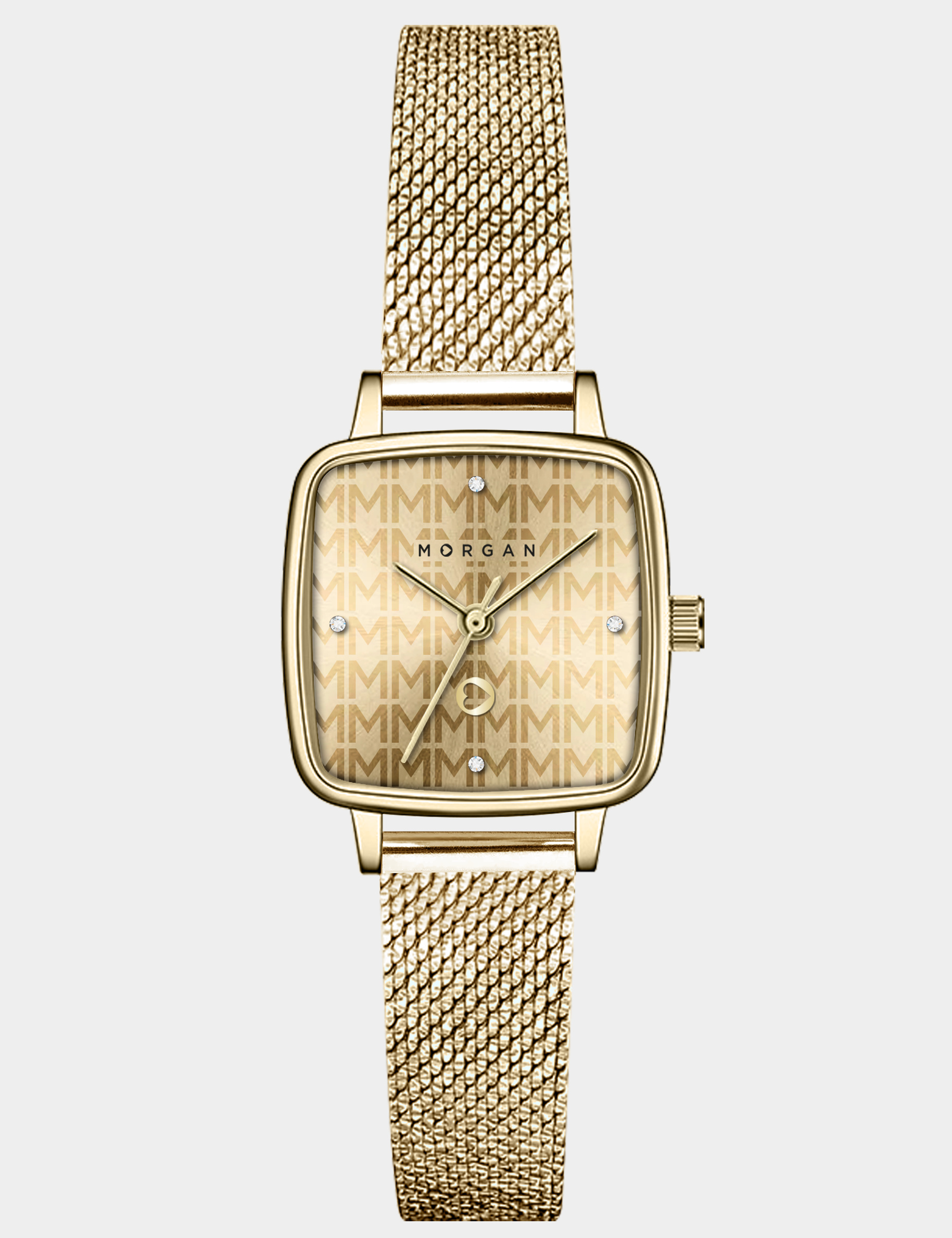 Montre classique jaune or femme