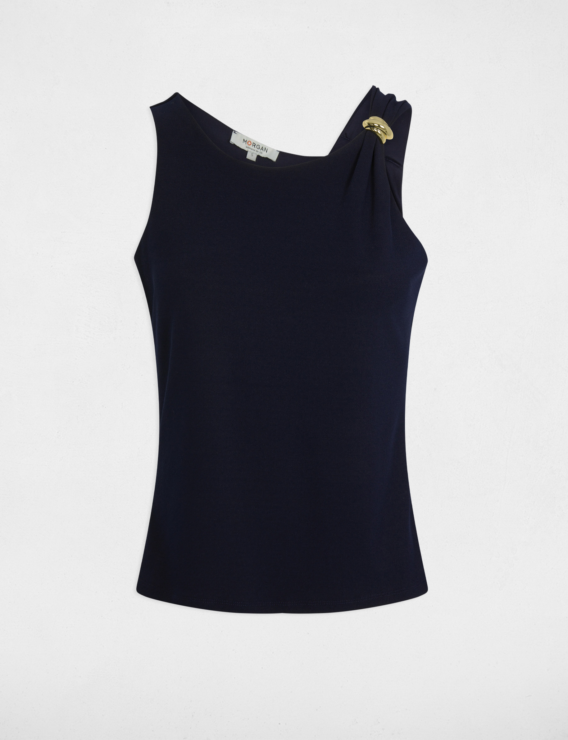 debardeur sans manches bleu marine femme Débardeur sans manches bleu marine femme