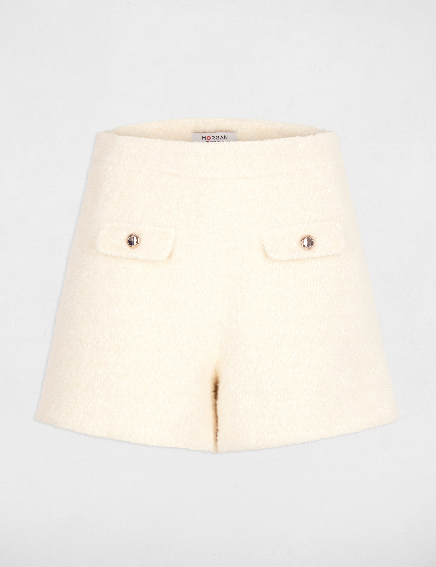 short taille haute ivoire femme Short taille haute ivoire femme