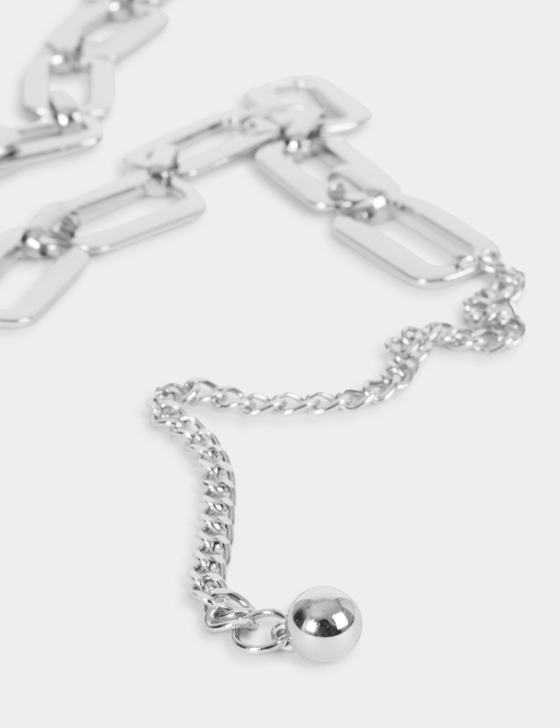 Kettingriem couleur argent vrouw