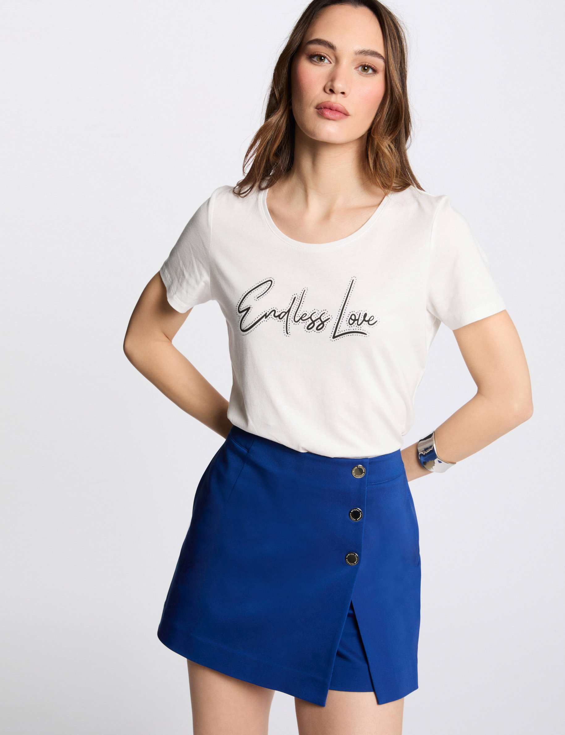 korte short rok bleu electrique vrouw Korte short-rok bleu electrique vrouw