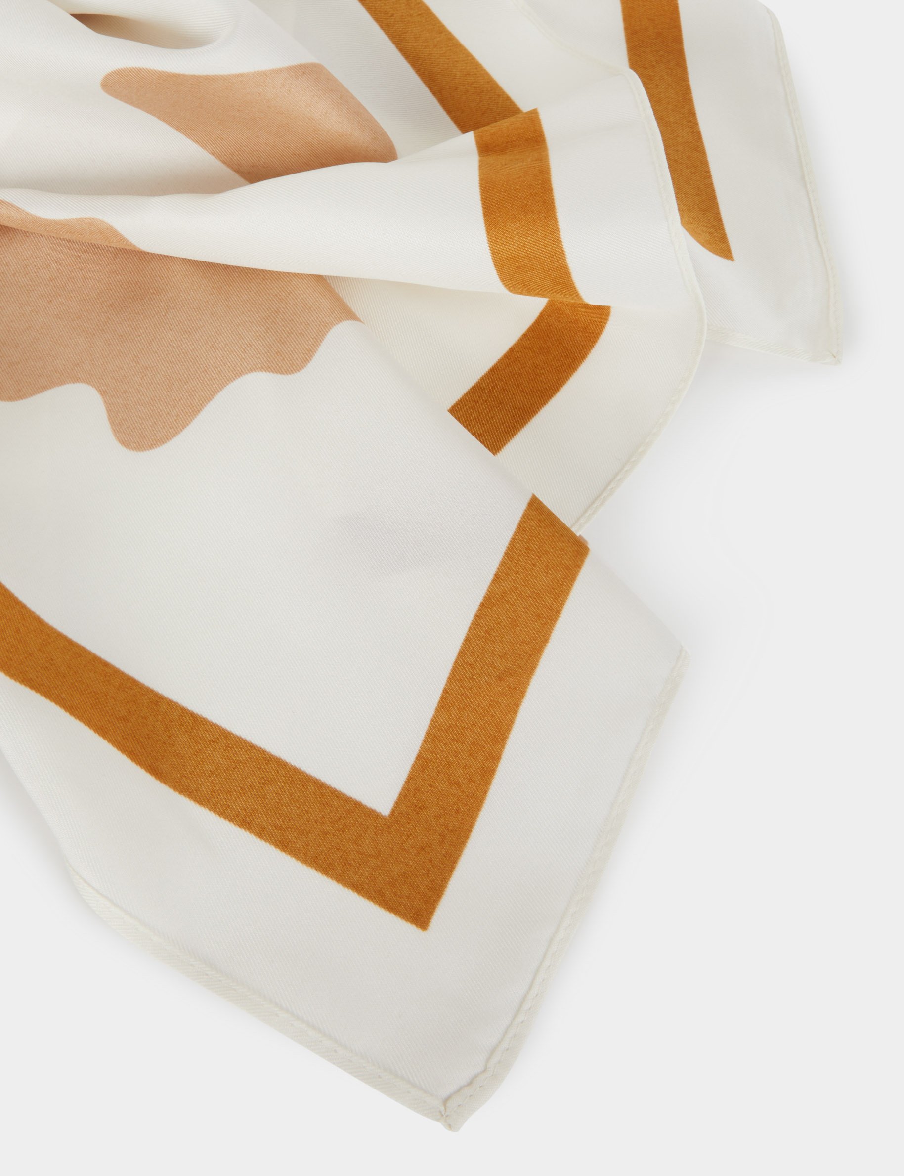 Satijnen sjaal meerkleurig vrouw