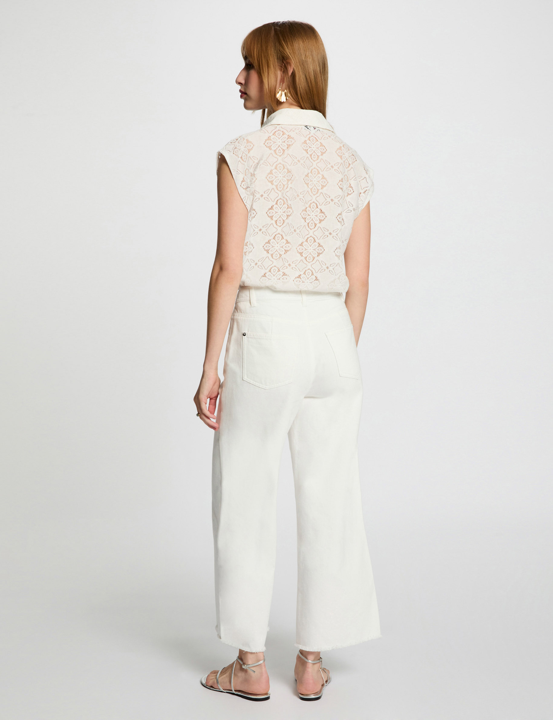 t shirt manches courtes blanc femme T-shirt manches courtes blanc femme