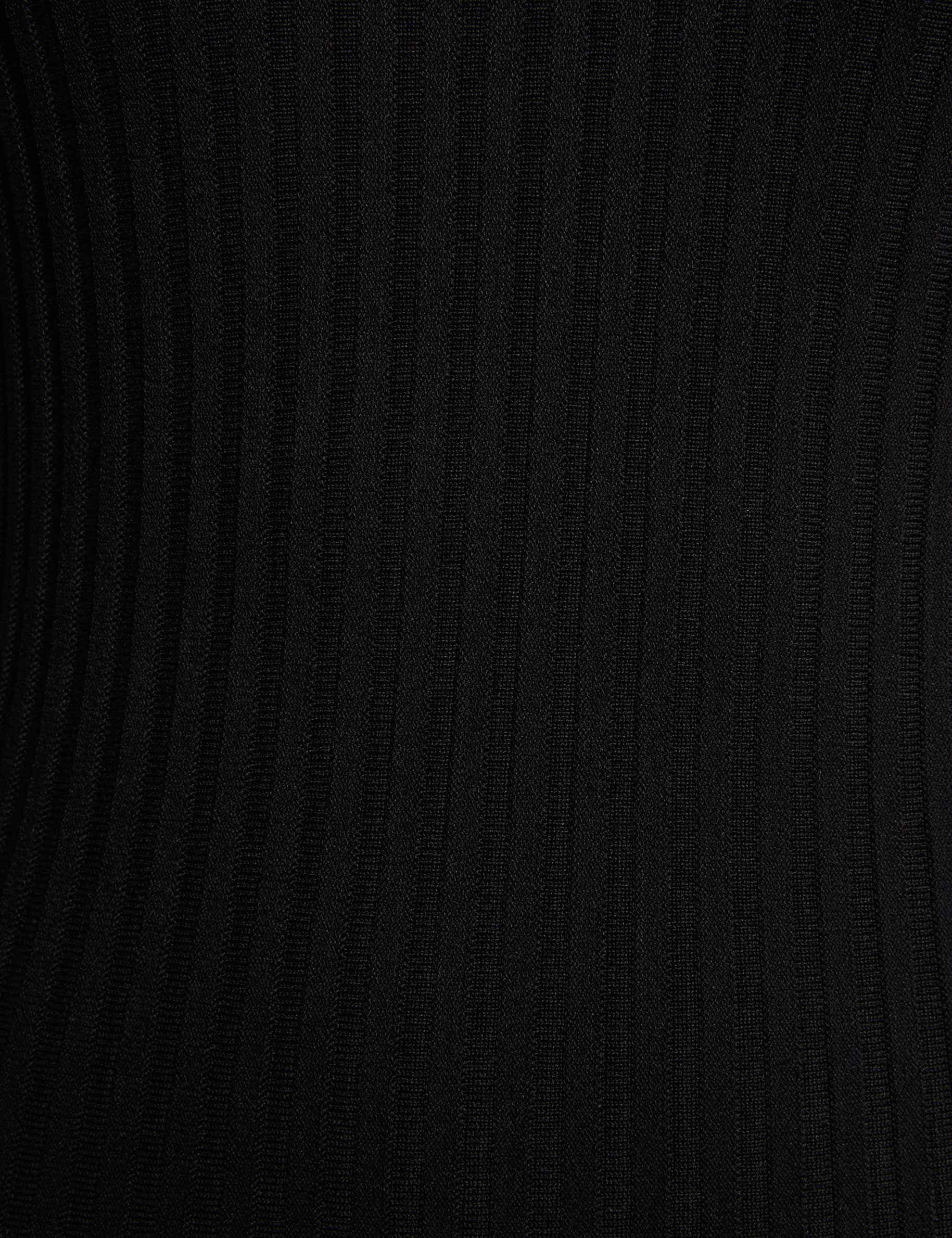 robe longue ajouree noir femme null