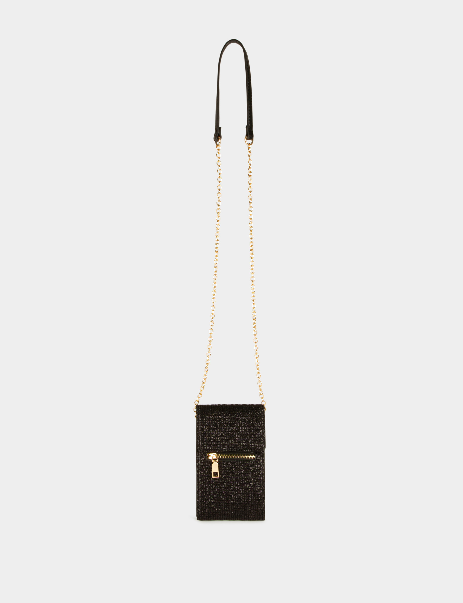 pochette telephone paillettes noir femme Pochette téléphone paillettes noir femme