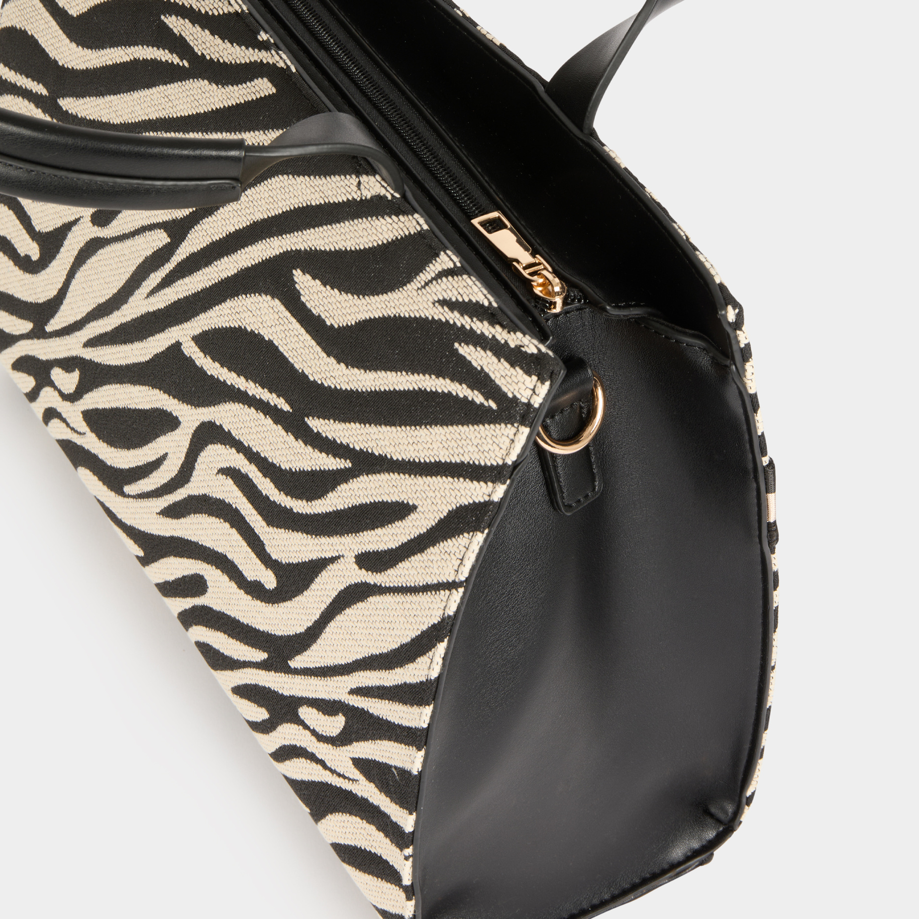 sac cabas imprime leopard ivoire femme Sac cabas imprimé léopard ivoire femme
