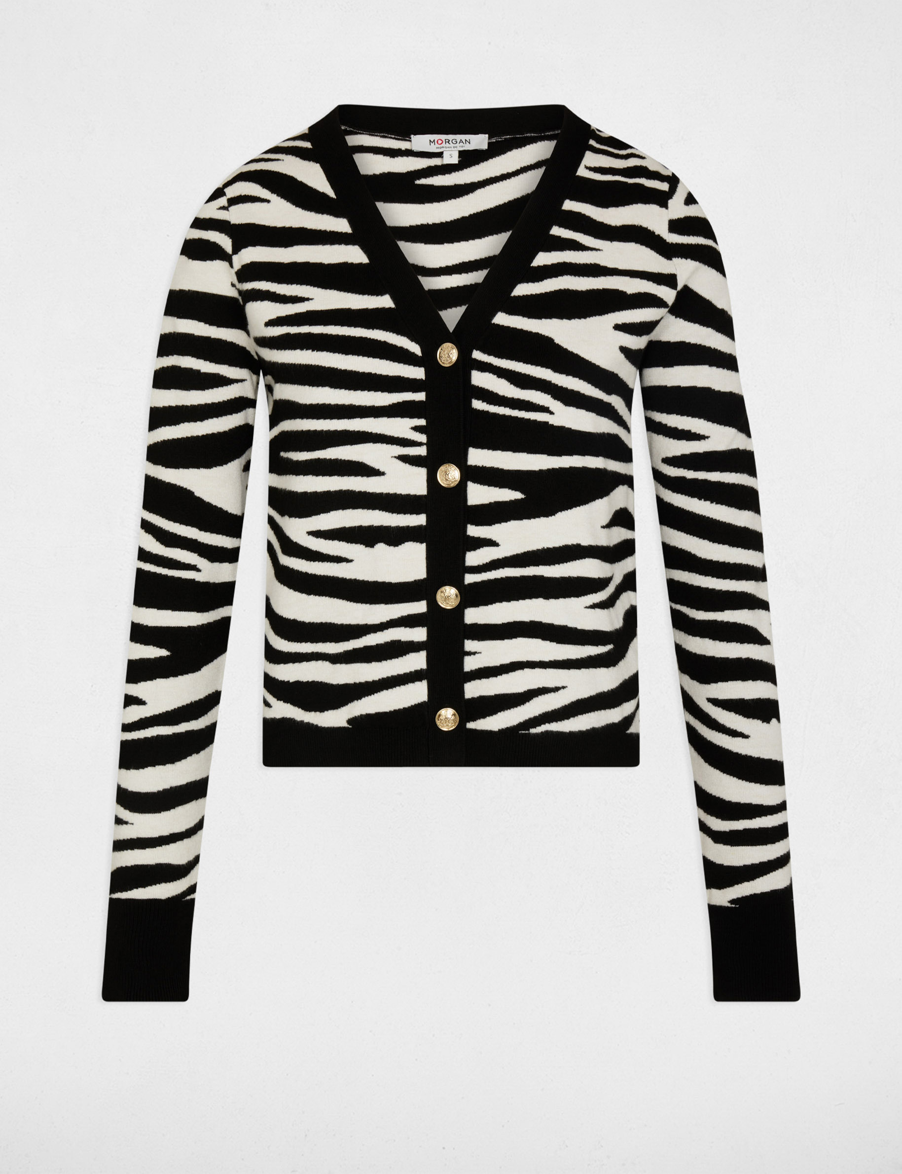 Cropped gilet met V-hals zwart vrouw
