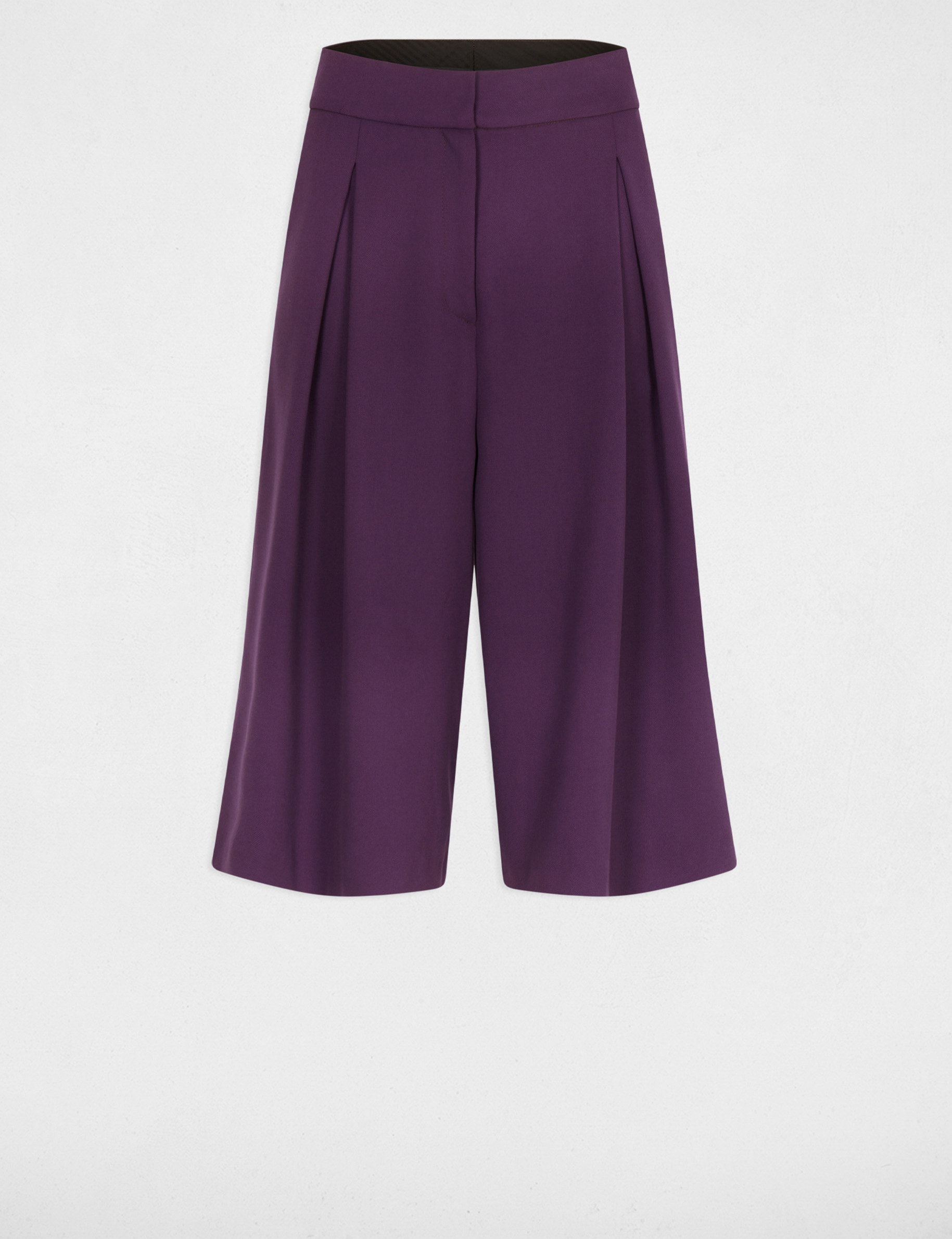 wijde luchtige short donker violet vrouw Wijde, luchtige short donker violet vrouw
