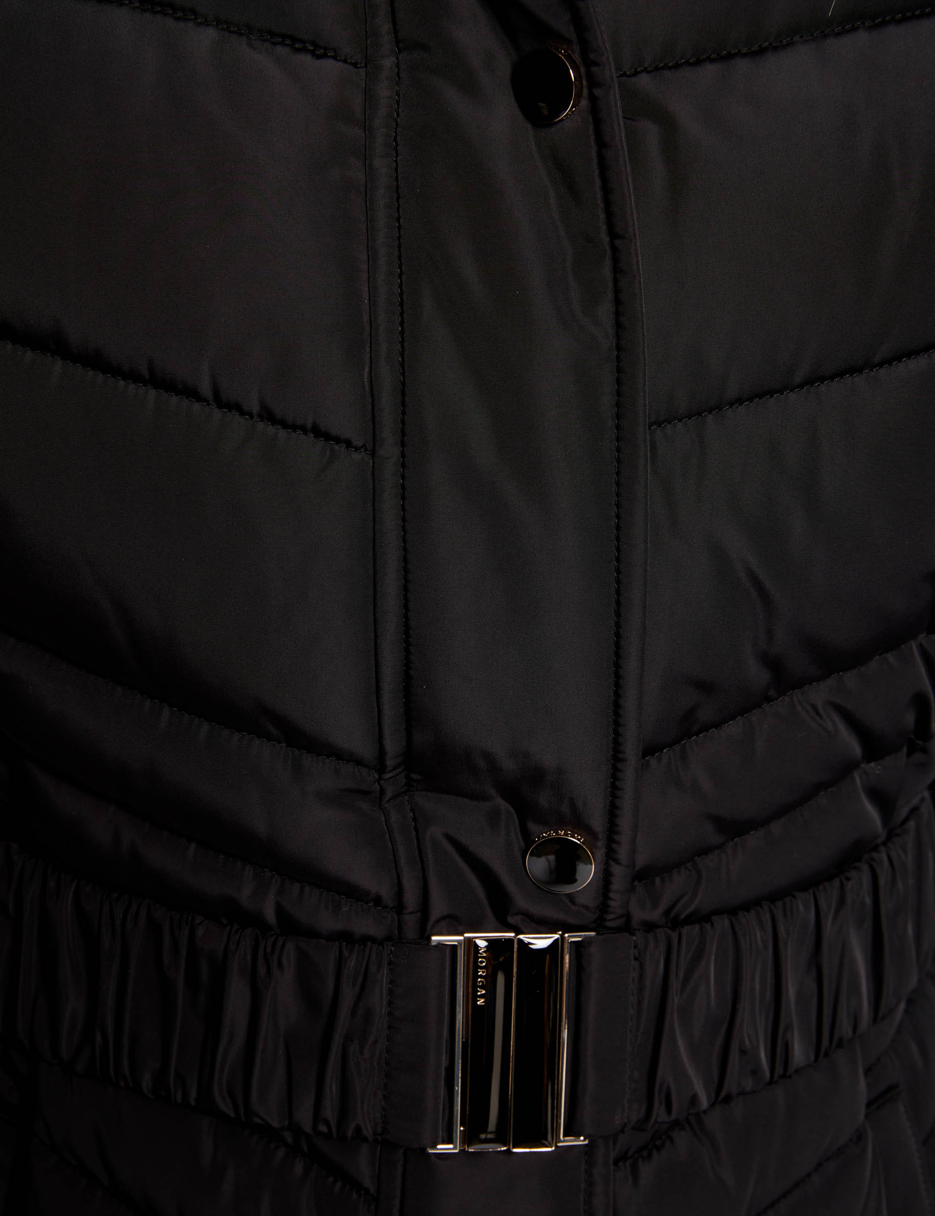 doudoune longue a capuche noir femme null