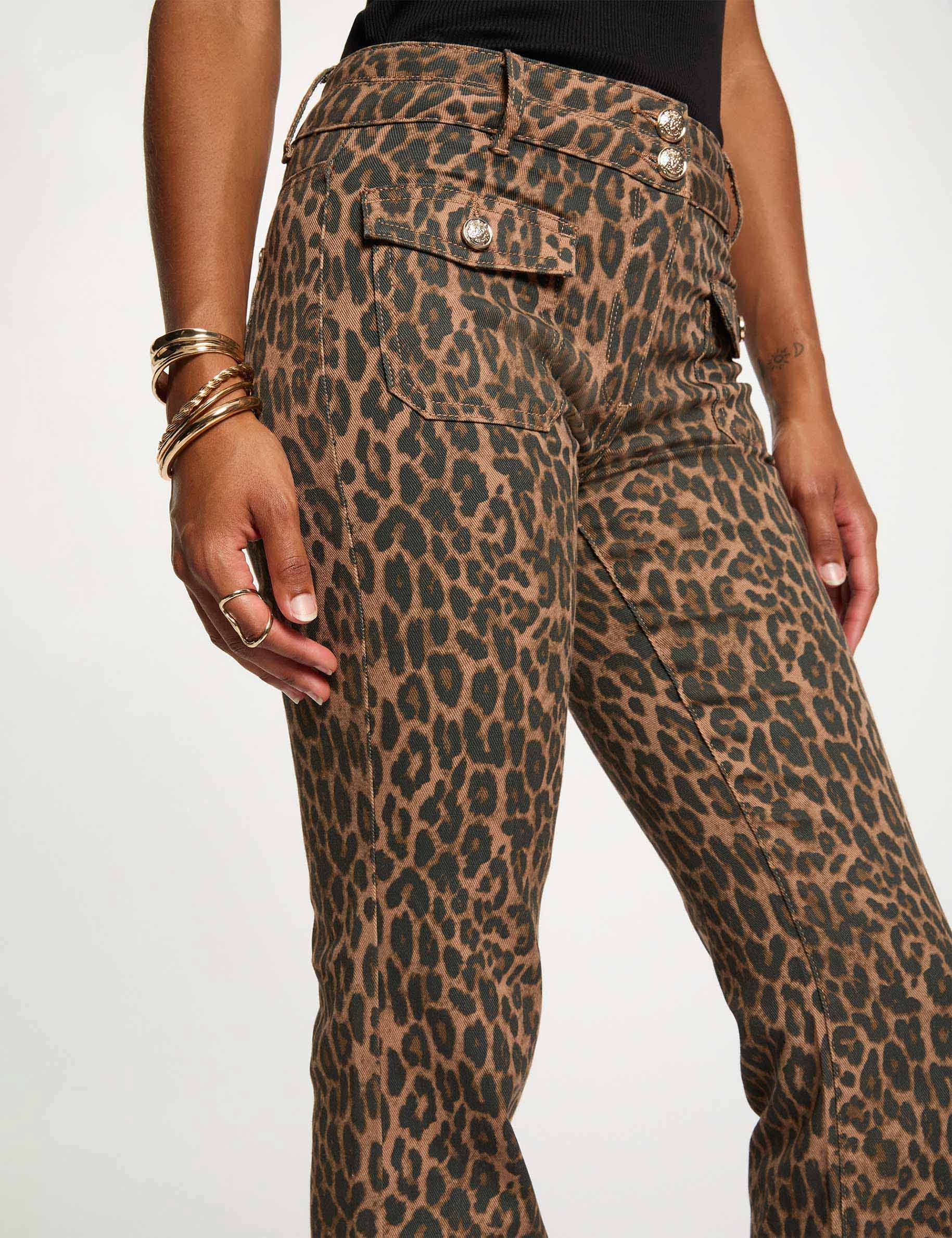 jean bootcut taille haute multicolore femme Jean bootcut taille haute multicolore femme