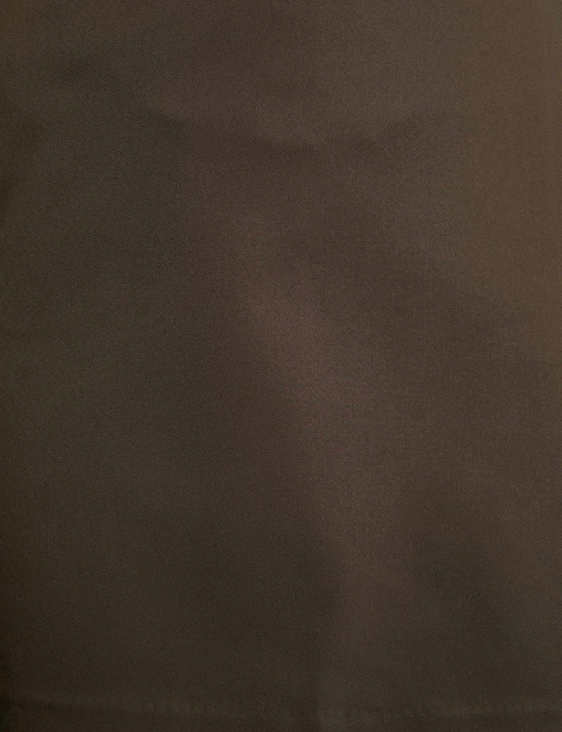 jupe courte ajustee vert kaki femme null