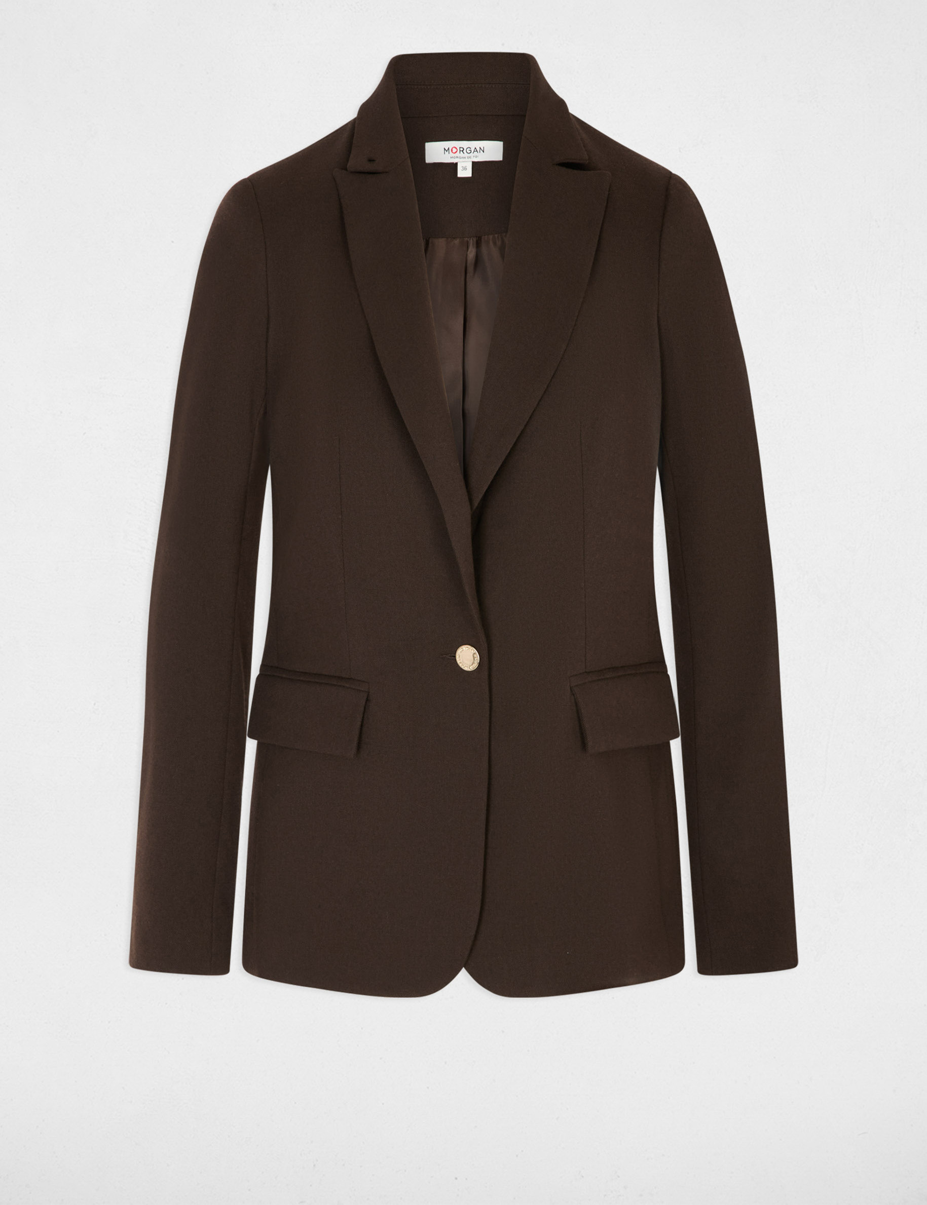Blazer donker bruin vrouw