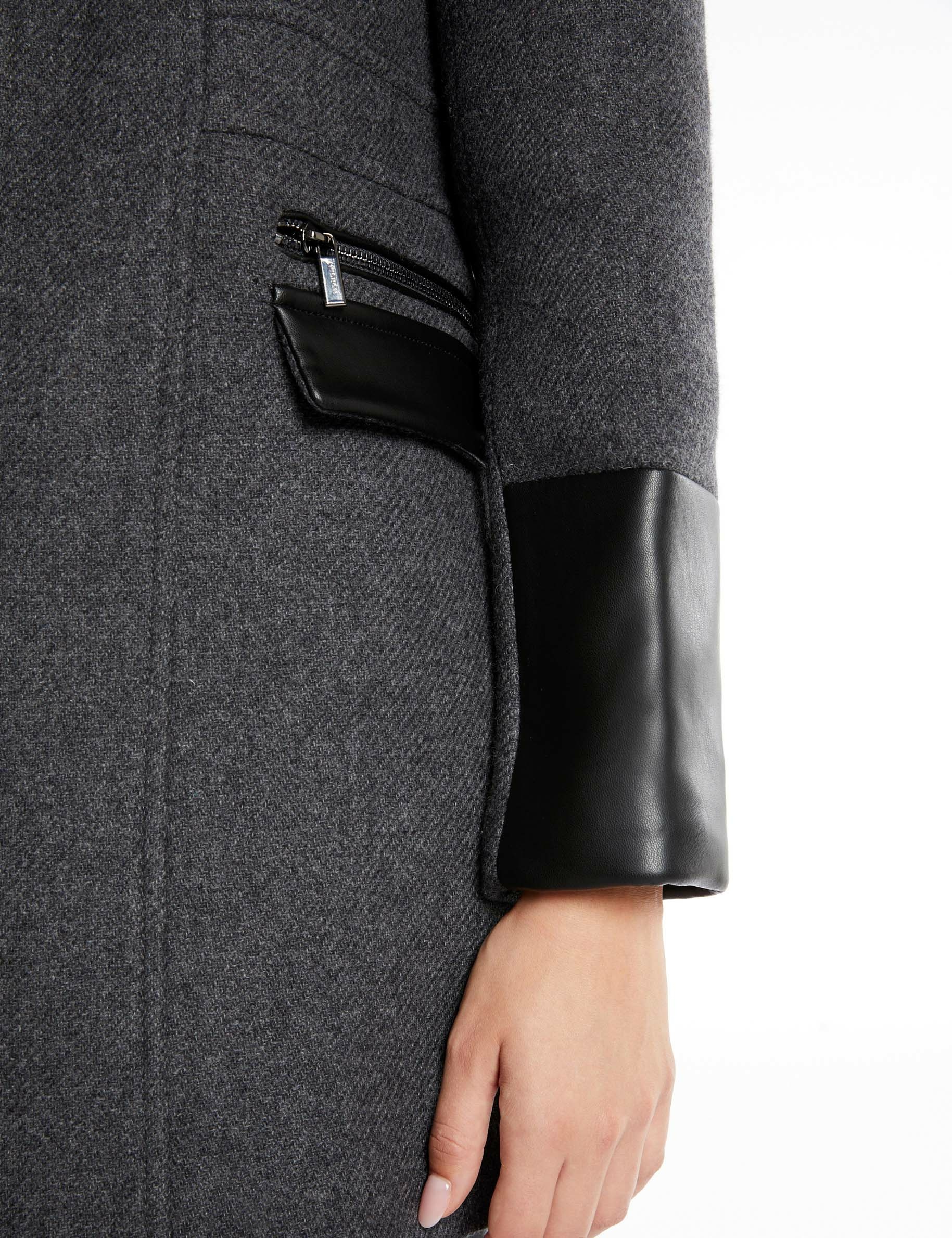 Manteau long sales femme avec capuche