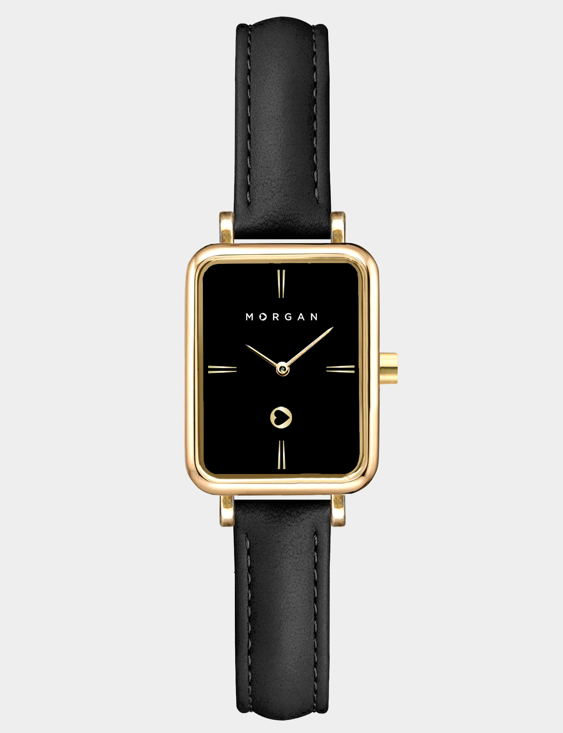 Klassiek horloge goudgeel vrouw