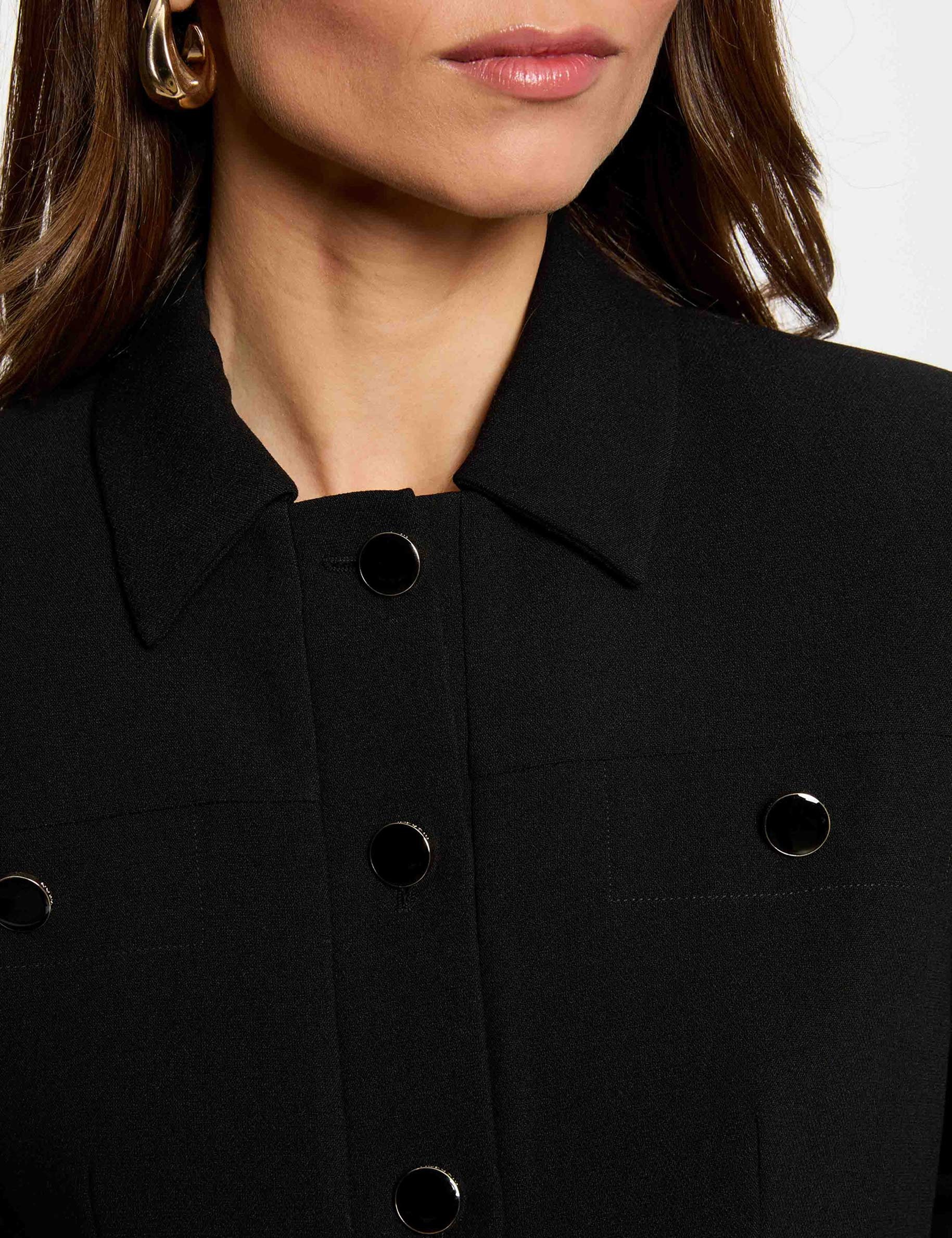 Veste ajust&eacute;e noir femme